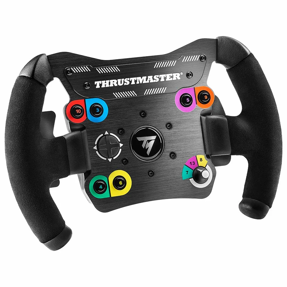 Thrustmaster TM Open Wheel — zdejmowane koło kierownicy Thrustmaster ułatwiające osiąganie znakomitych wyników w wyścigach GT i single-seaterów na różnych platformach