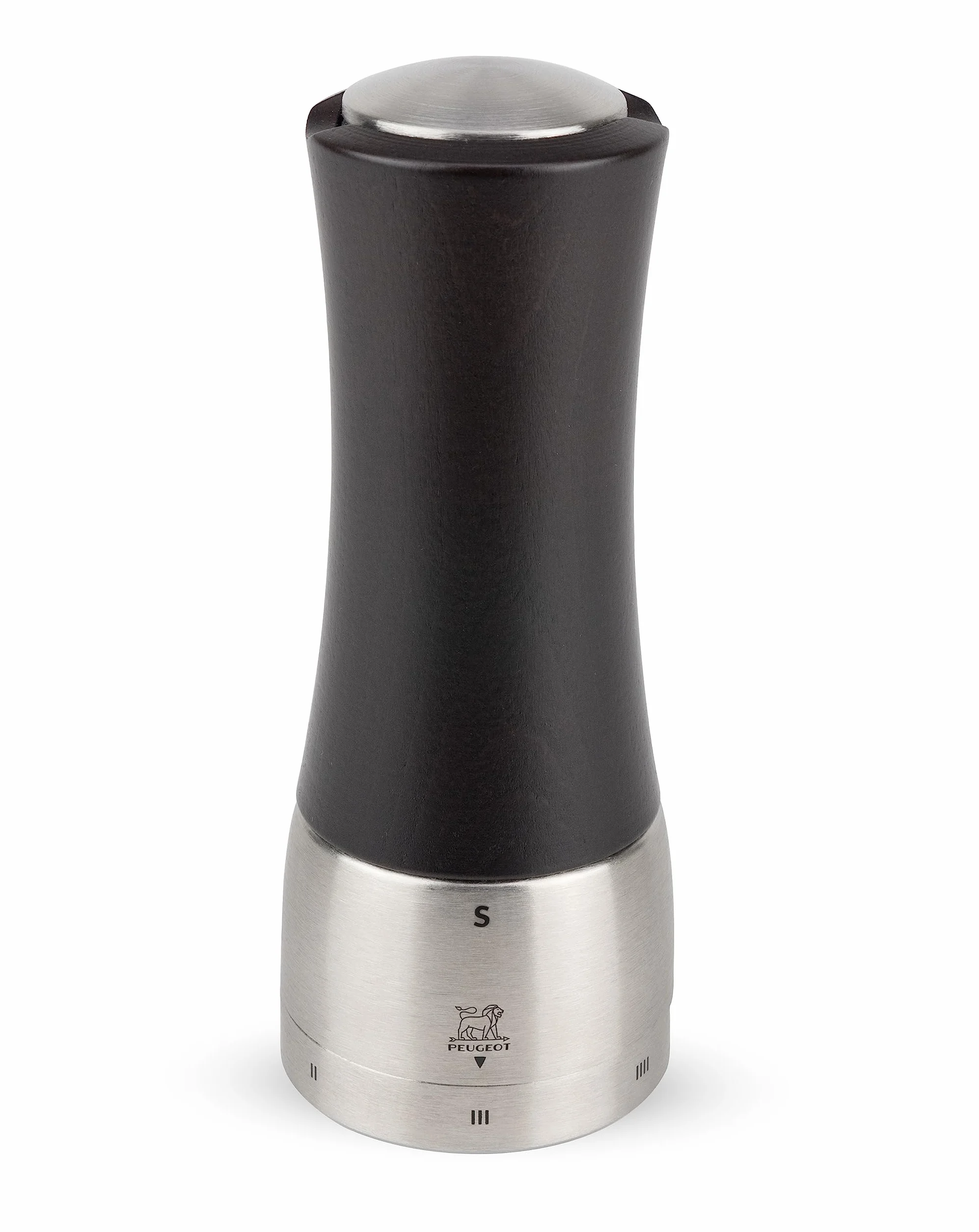 PEUGEOT Madras u'Select młynek do soli 16 cm 6 stopni mielenia stal nierdzewna drewno PEFC
