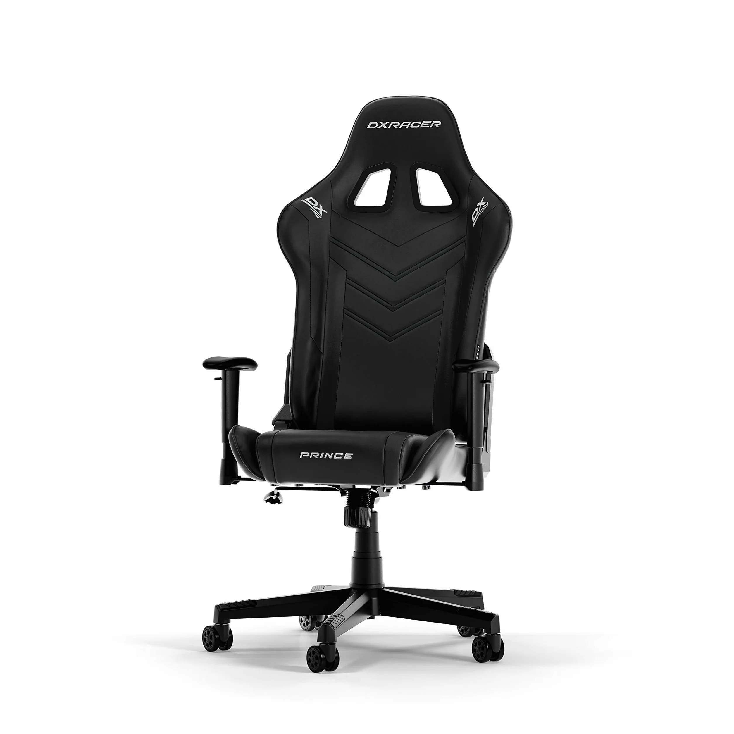 Dxracer Prince P132 GC-P132-N-FX2 Fotel dla Graczy, Czarny, do 185 cm