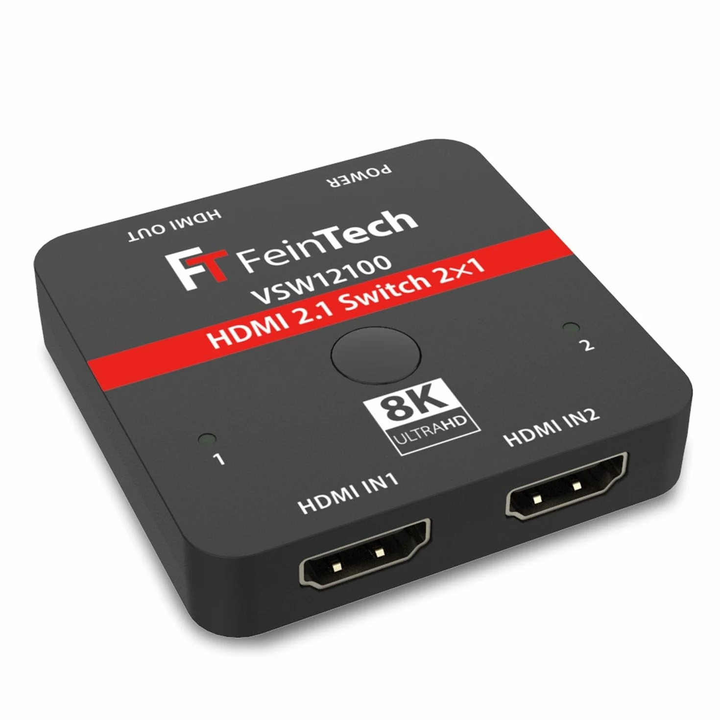 Feintech VSW12100 Switch, Czarny, 8K