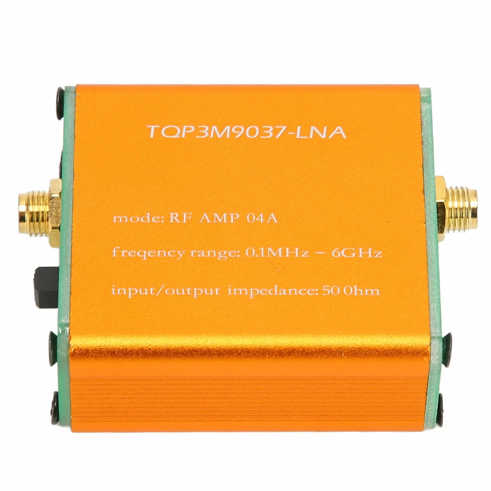 Wzmacniacz HF, moduł LNA wzmacniający 20DB wzmacniacz audio wzmacniacz RF 0,1MHz-6GHz, do fal krótkich FM radia UKF oprogramowanie zdefiniowane przez radio (Dostarczany z jednym)
