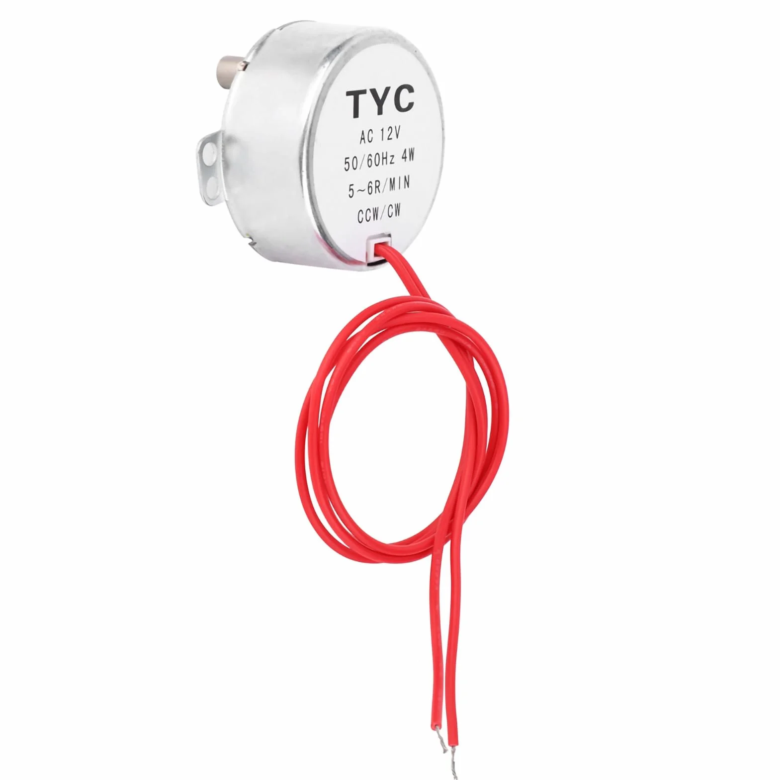 Silnik synchroniczny TYC30 prąd zmienny 12 V 4 W 5-6 obr./min CCW/CW z prowadnicą drutu