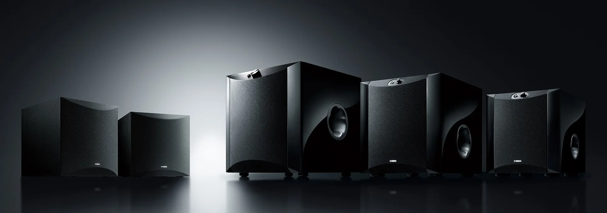 Yamaha NS-SW100 Black Głośnik, Czarny, 20W