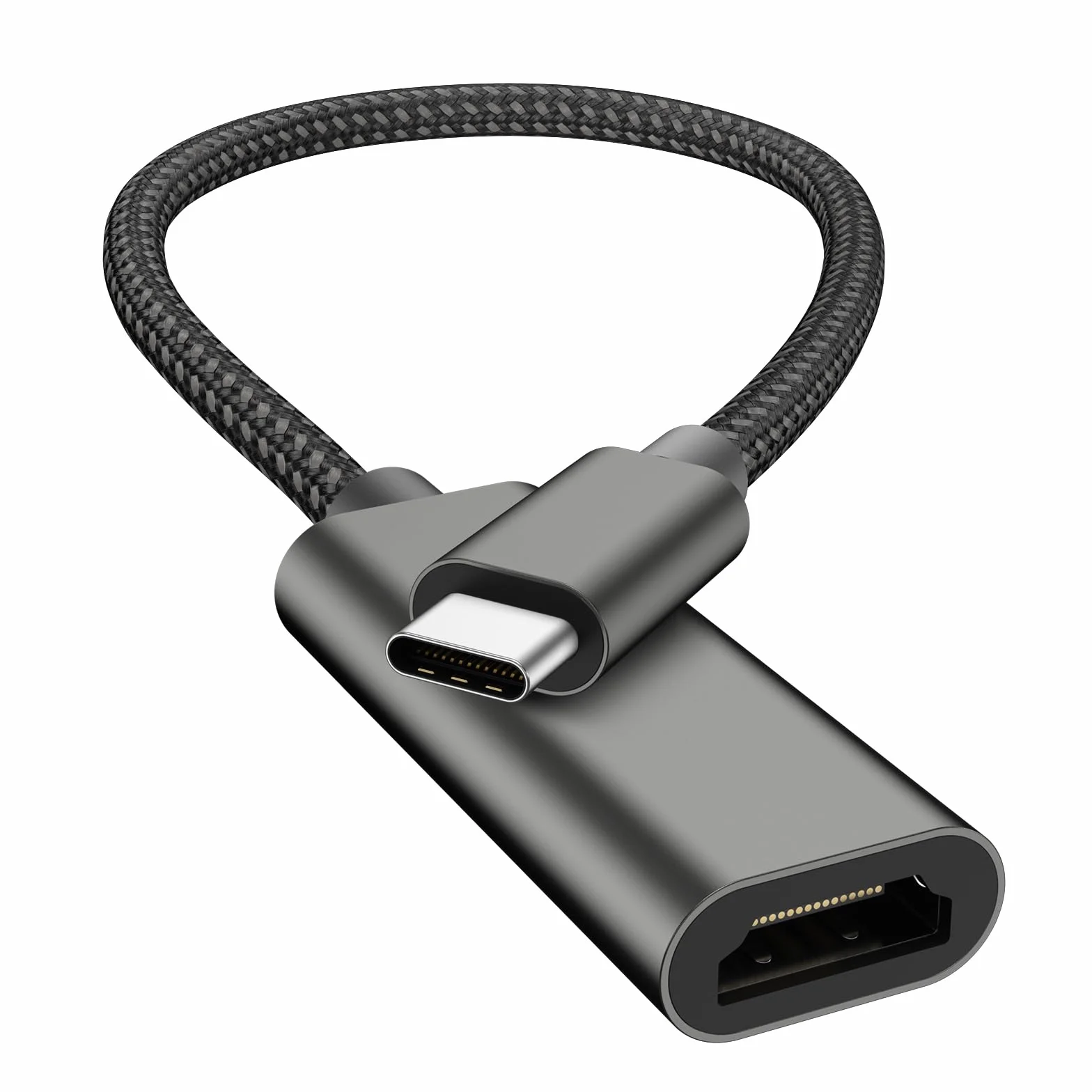 Adapter USB C na HDMI 4K 60 Hz, USB typu C z obsługą Thunderbolt 3/4 na HDMI Converter - kompatybilny z iPhone 16/15 Pro, MacBook Pro/Air, iPad Pro/Air, Samsung Galaxy S, Surface Pro