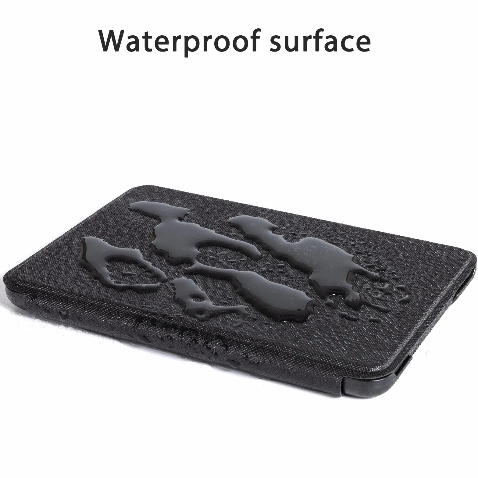 CoBak Etui na 6" Kindle 2024/2022 (Model nr. C2V2L3/RS23CV)— wytrzymałe etui ze skóry PU z funkcją automatycznego uśpienia, ultracienkie, pasuje do Kindle 11. generacji 6", Czarny
