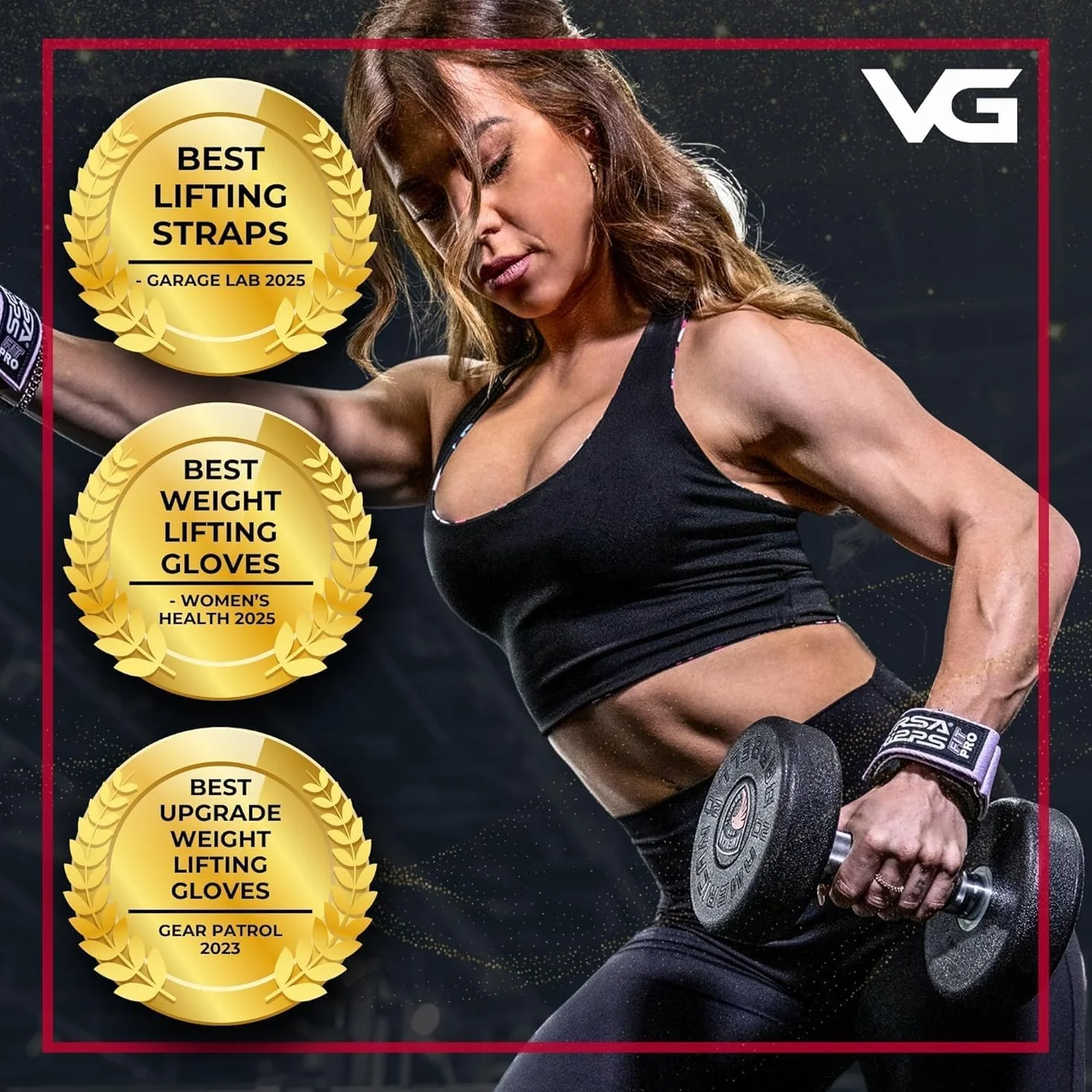 Versa Gripps Pro autentyczne akcesoria treningowe S/M czarny