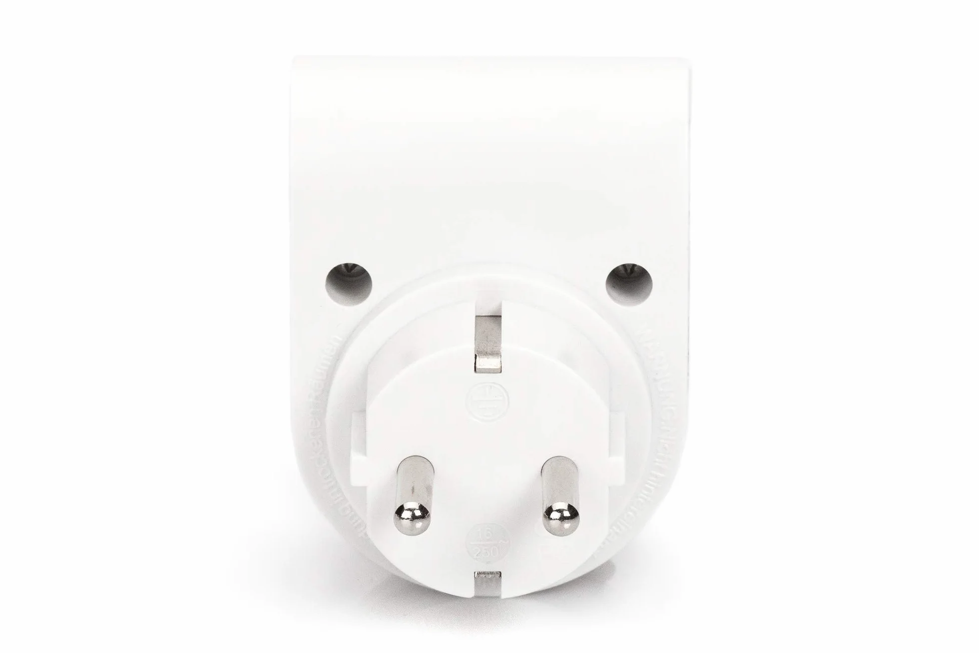 DIGITUS Adapter przeciwprzepięciowy - 16A / 230V / 50Hz - Max. 3.500W - Wskaźnik statusu LED - Prąd upływu Max. 13.500A