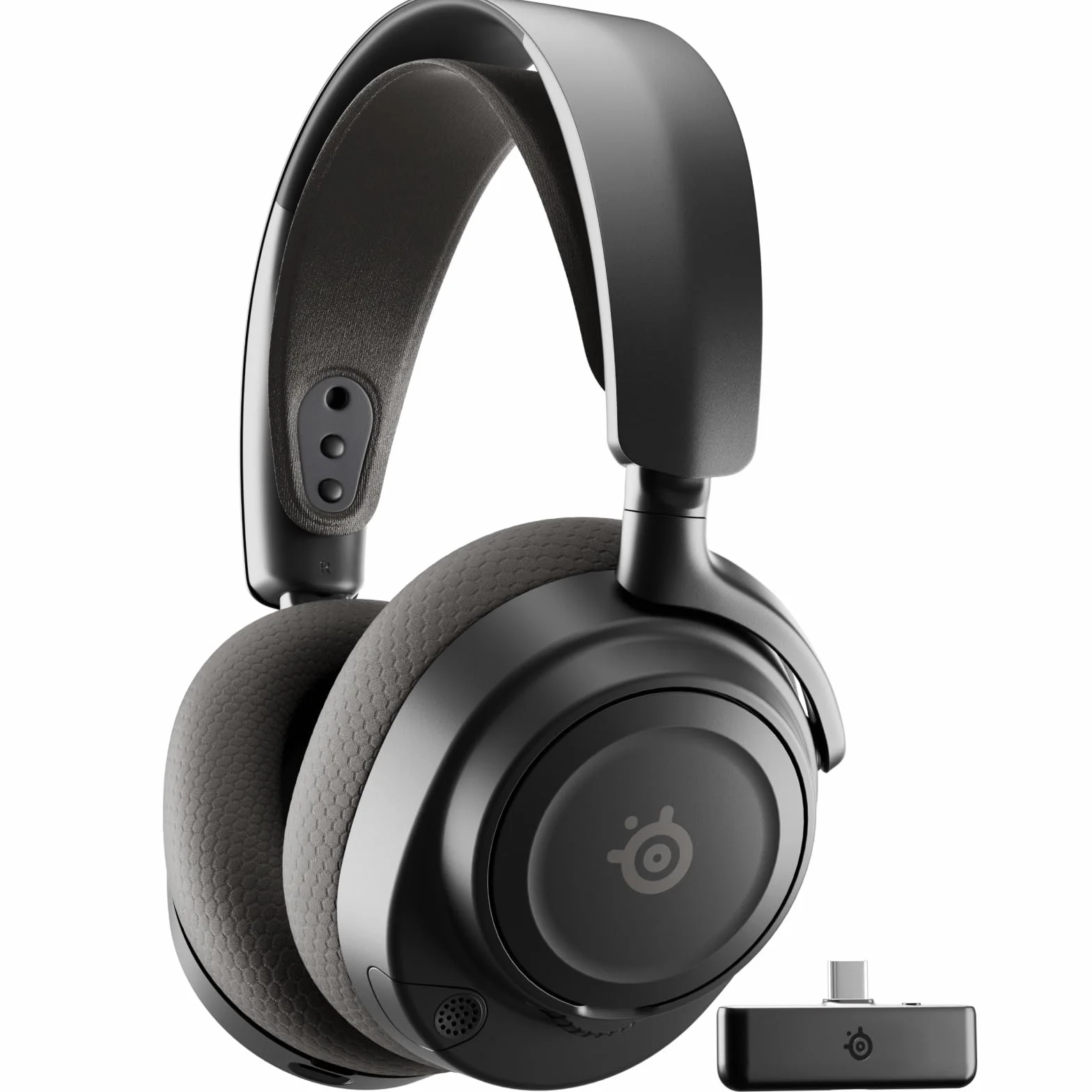 SteelSeries Arctis Nova 7X Wireless Gen 2 do gier -sterowanie aplikacją w czasie rzeczywistym - 50H + -przetworniki magnetyczne z magnesem neodymowym -miks 2,4 GHz/Bluetooth-Xbox,PS5,Switch 1/2,mobile