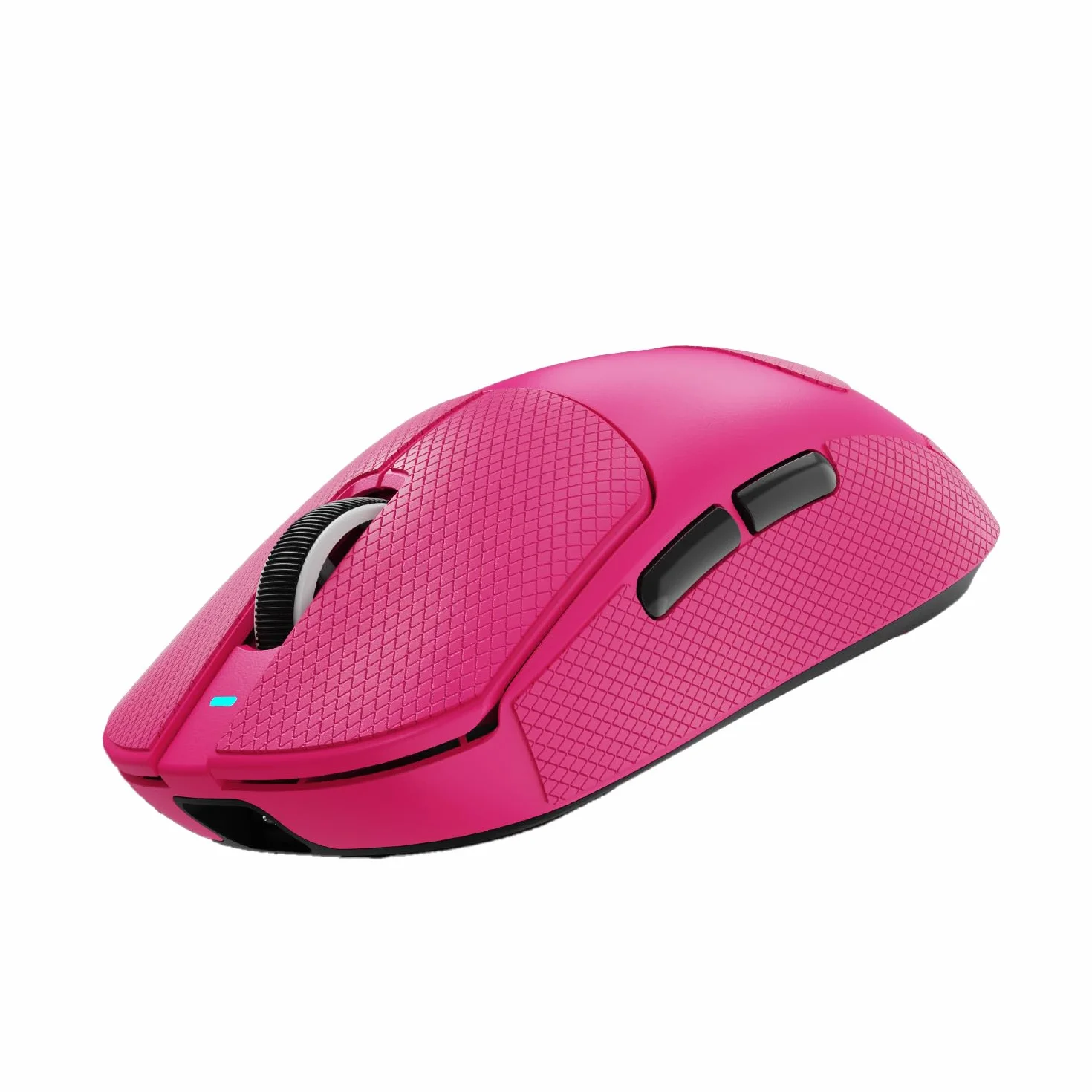 ATTACK SHARK X8SE Mouse with Grip Tape for Large Hand, 55g SUPERLIGHT, PixArt PAW3311 Gaming Sensor, BT/2.4G Wireless/Wired, Adjustable DPI up to 25000, 500mAh Battery (Berry Red)