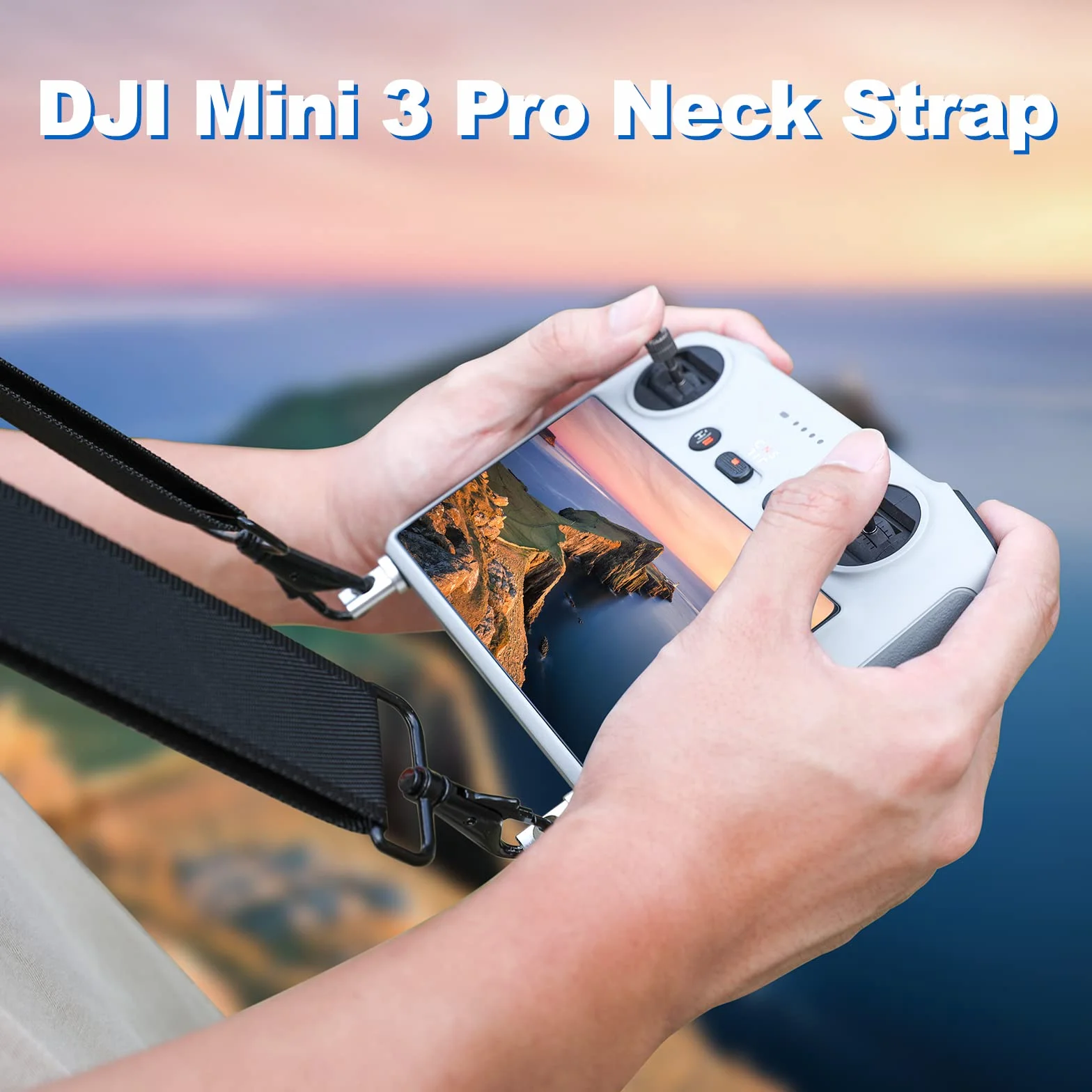SKYREAT Mini 5 Pro RC/RC2 Smart Controller z high-grade nylonową plecioną obrozą i śrubą z stopa aluminium CNC, do DJI Mini 4/Air 3, akcesoria do dronów