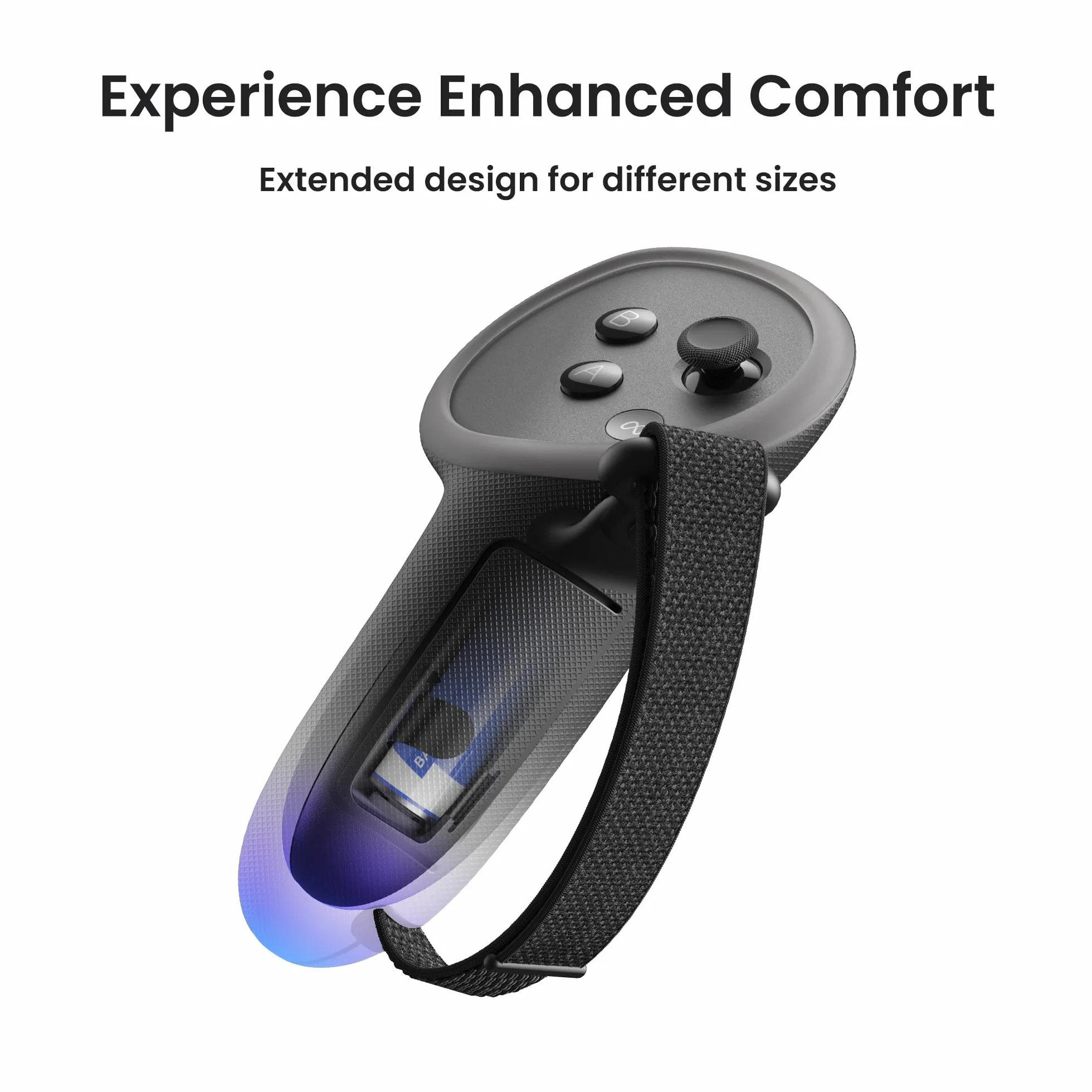 KIWI design Uchwyty kontrolera G4 Pro kompatybilne z Meta Quest 3/3S, akredytowane przez Meta