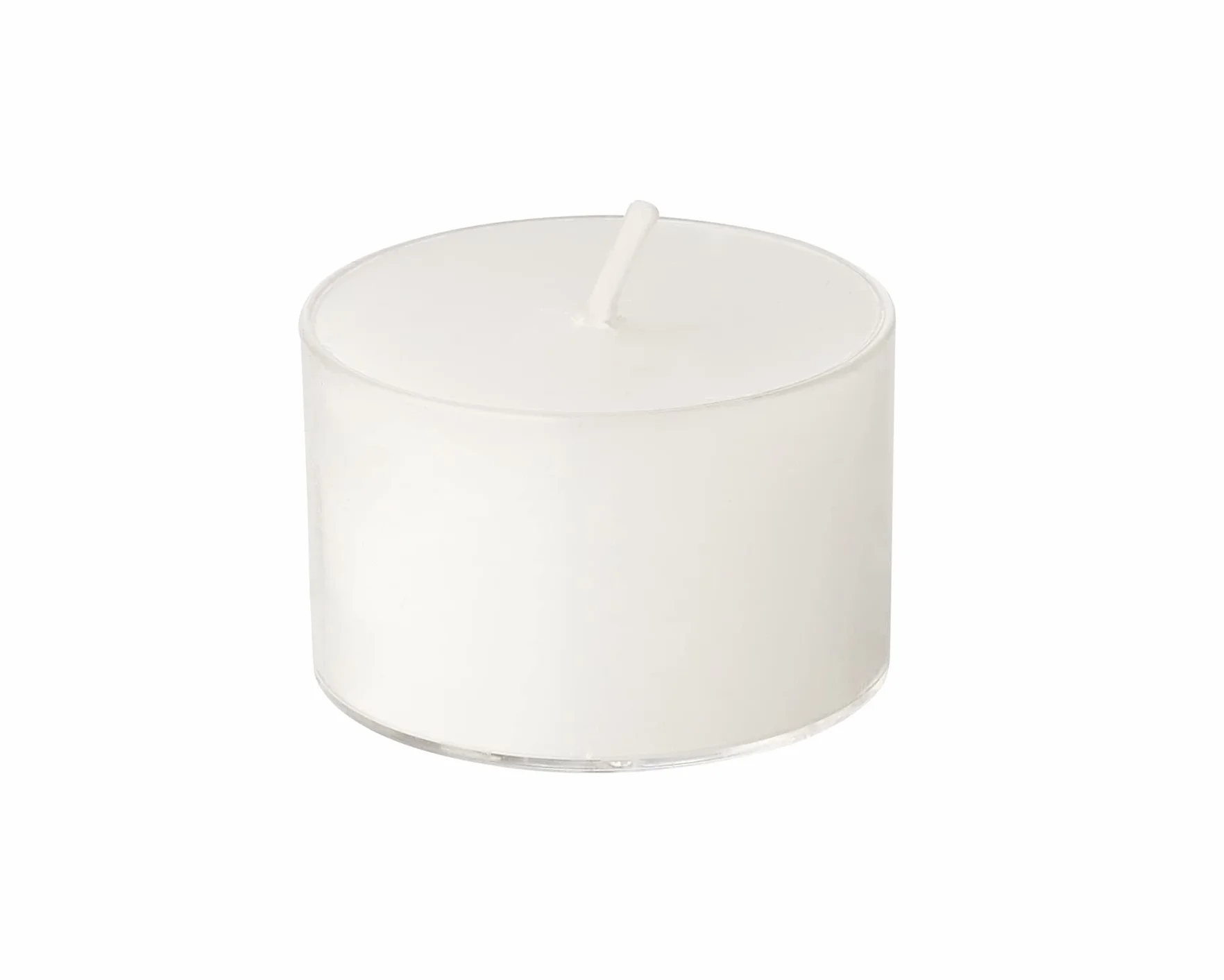 EDZARD Świeczki typu tealight, białe (Ø 38 mm, czas palenia 8 godzin) z parafiny, bez zapachu – Nightlights, podgrzewacze do szklanych świeczników, do świeczników permanentnych Cornelius, 50 szt.