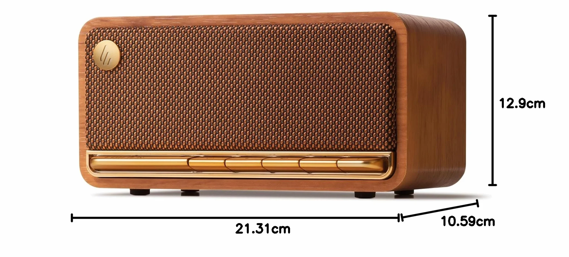 Edifier MP230 Bluetooth Głośnik przenośny, głośnik bezprzewodowy z dźwiękiem stereo do użytku domowego i podróży na zewnątrz, 9 godzin odtwarzania, obsługuje AUX, USB-C, kartę TF, 20W RMS