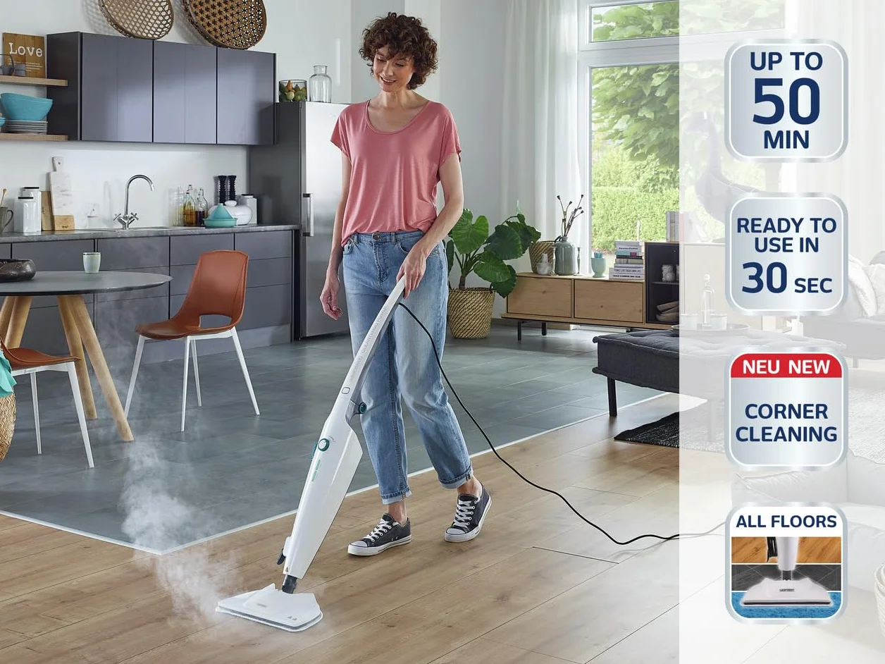 Leifheit Mop Parowy Cleantenso Power, Biały