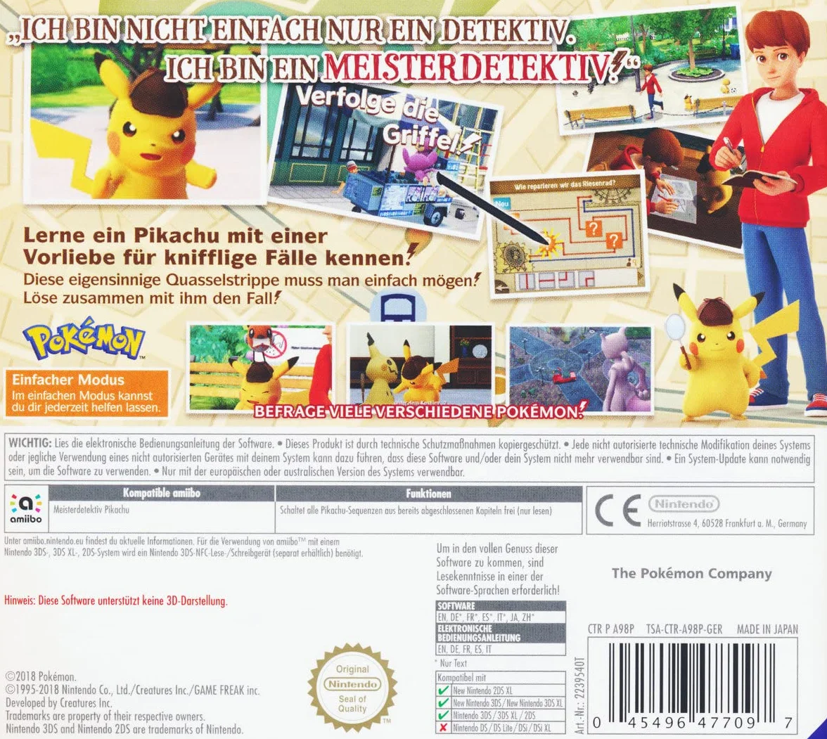 Meisterdetektiv Pikachu – wersja niemiecka