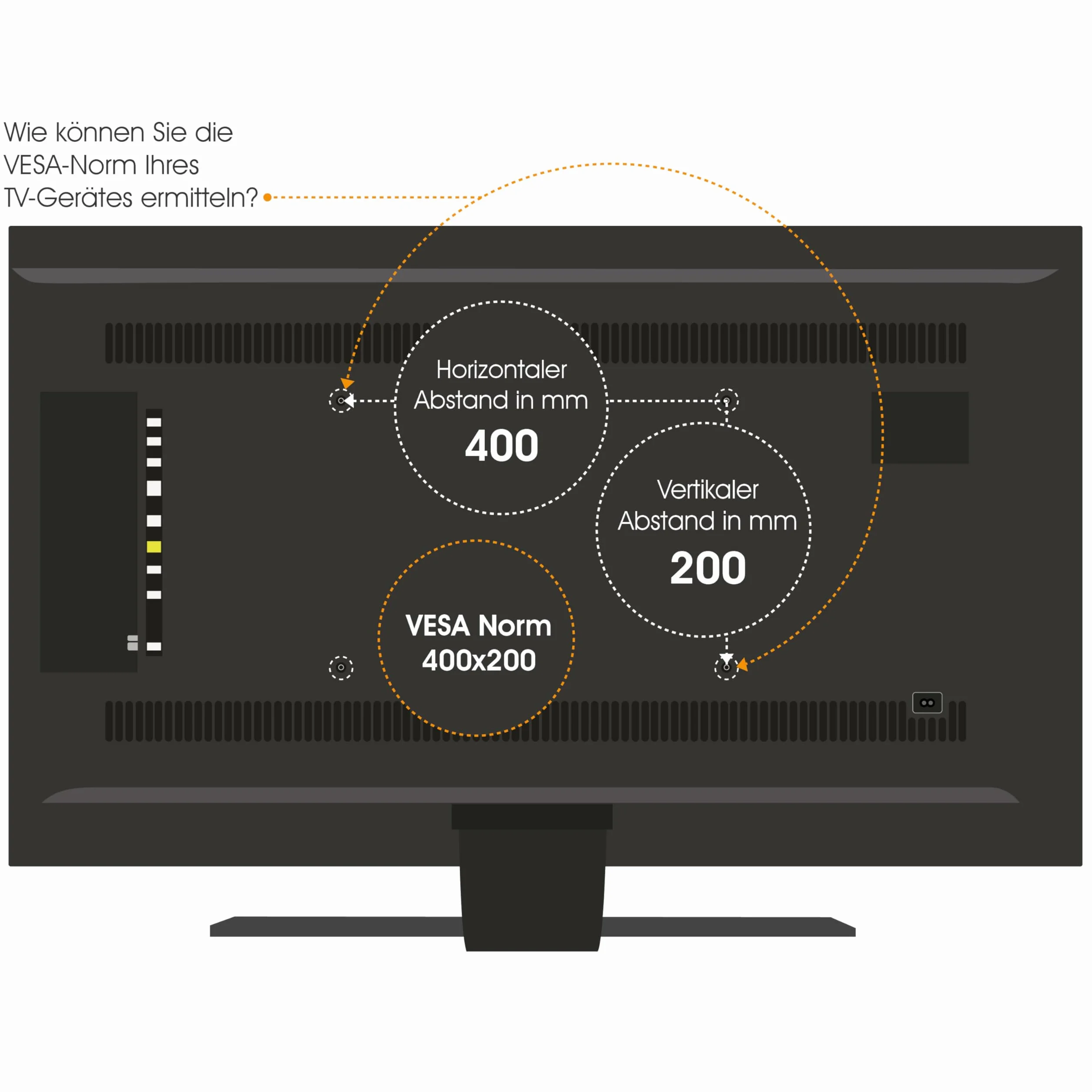 My Wall HLA3L Uchwyt na Adapter do Mocowania Monitora, Ergonomiczna Półka na Laptopa, Uniwersalna Kompatybilność, VESA