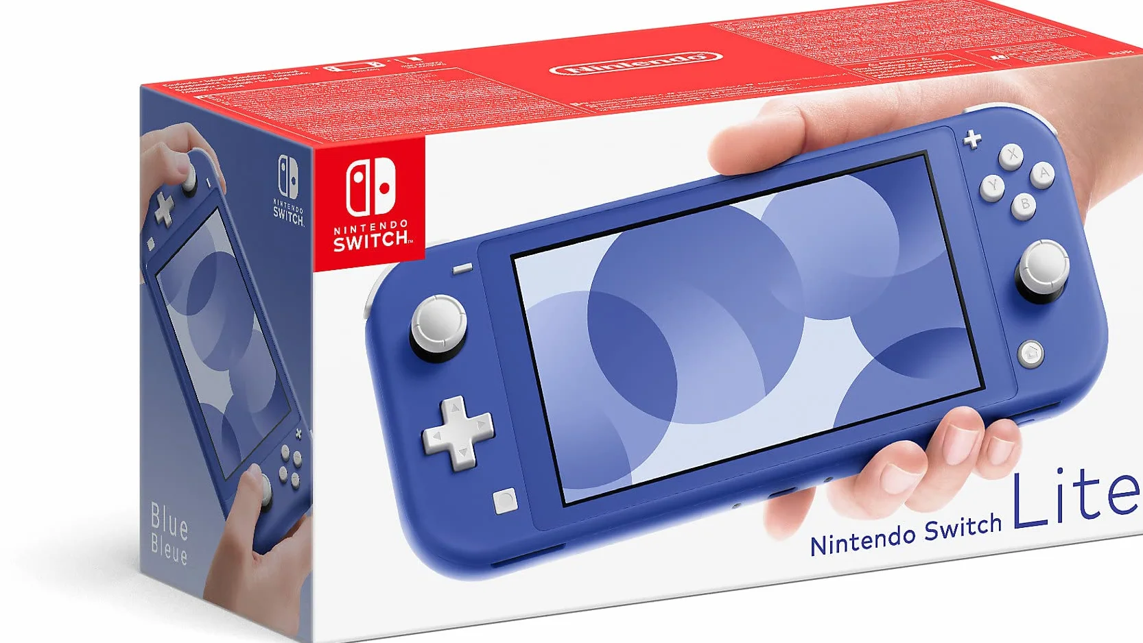 Nintendo Switch Lite Konsola Niebieski 22,5 x 8,5 x 11,4 cm