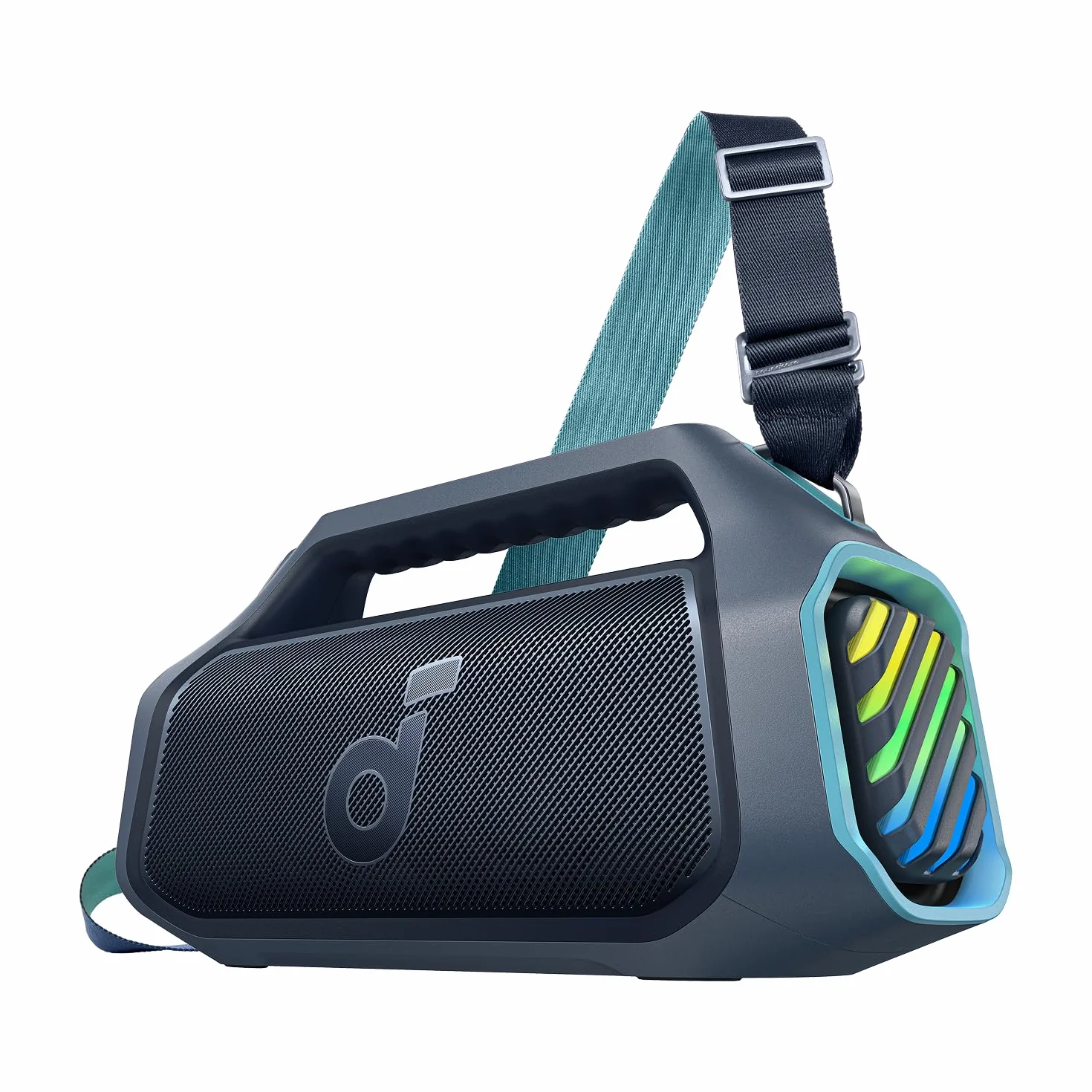 soundcore Anker Głośnik outdoorowy Boom 2 Plus(odnowiona), 140W,BassUp 2.0, szybkie ładowanie 30W, 20 godzin odtwarzania, wodoodporność IPX7, na kempingu, plaży i podwórku