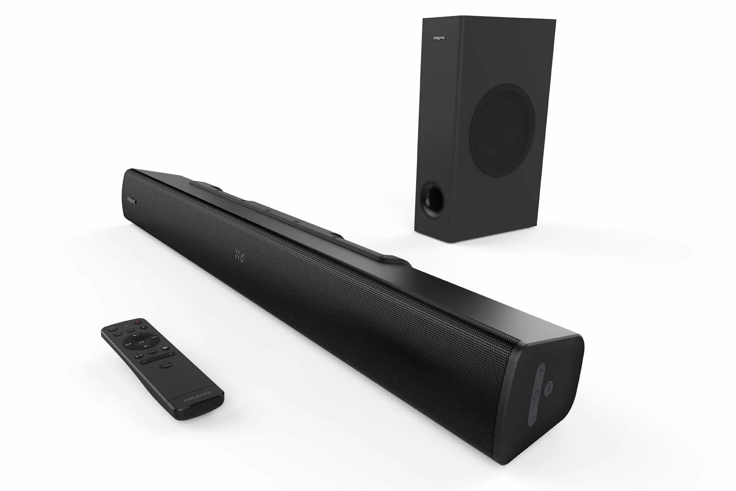 Creative Stage V2 2.1 Głośnik Typu Soundbar, Czarny, 50 x 50 x 28 cm