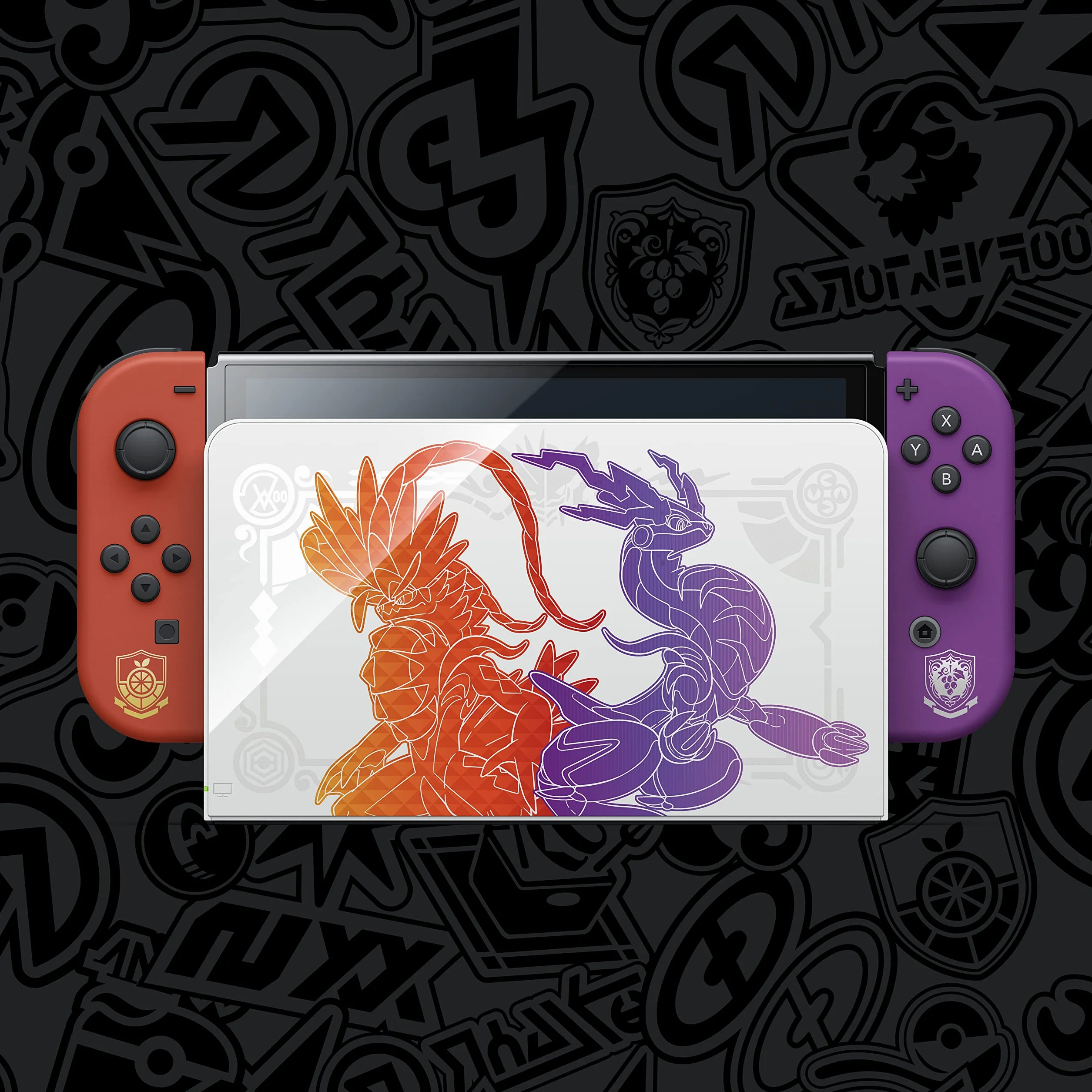 Nintendo Switch OLED Pokemon Scarlet & Violet Konsola Wielokolorowy 9.8 x 20.8 x 25.7 cm