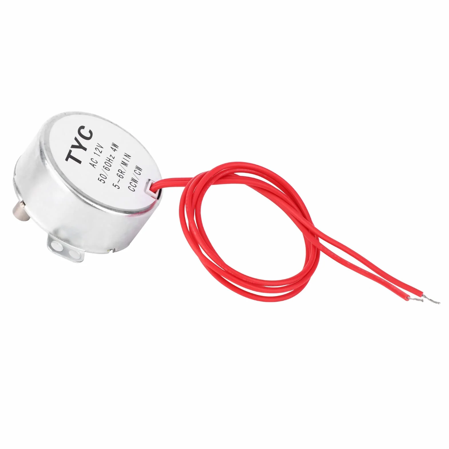 Silnik synchroniczny TYC30 prąd zmienny 12 V 4 W 5-6 obr./min CCW/CW z prowadnicą drutu