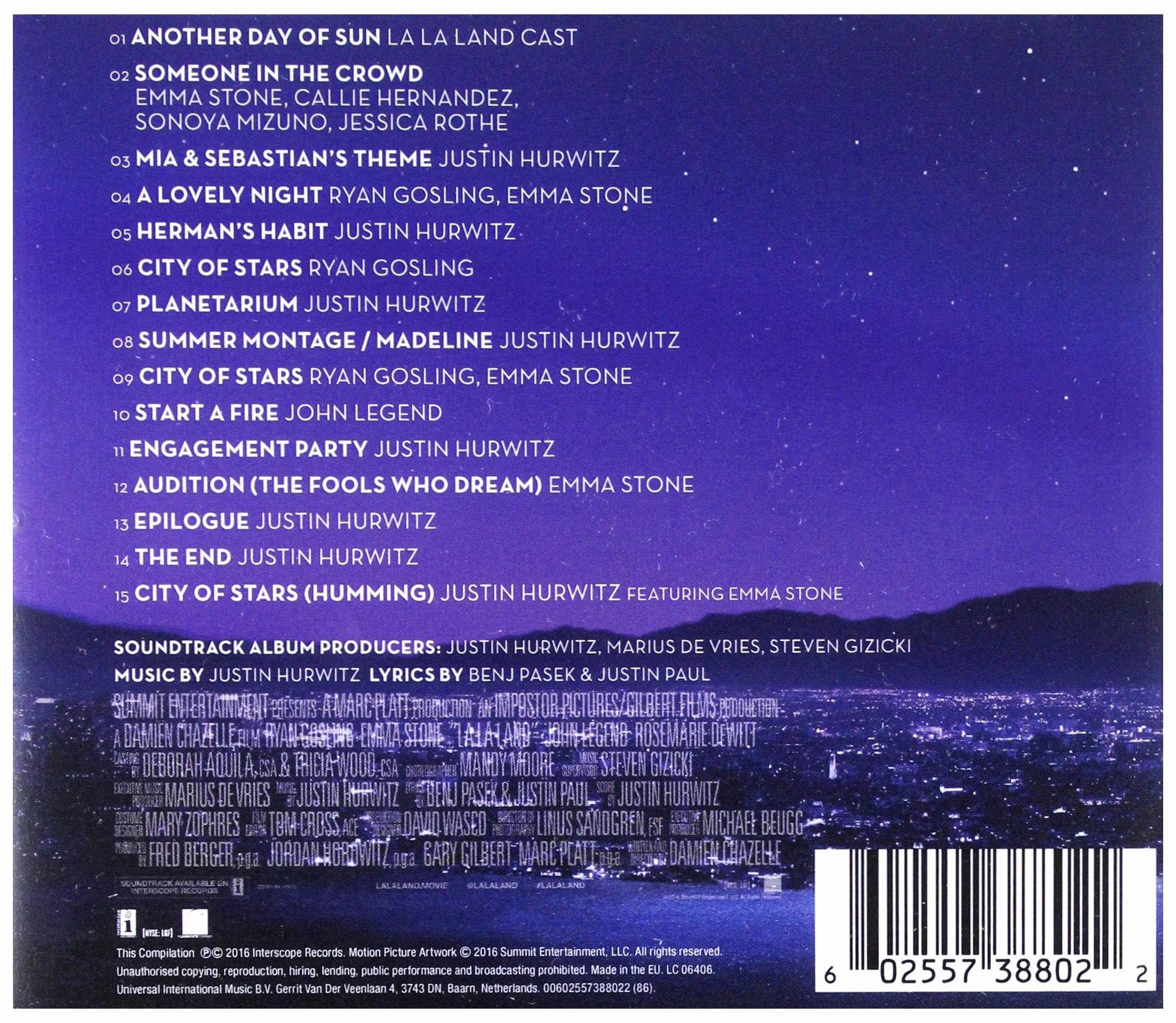 La La Land soundtrack (PL) [CD]