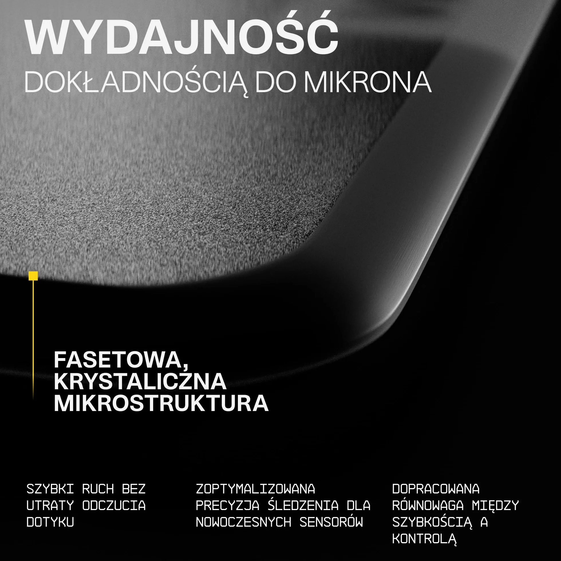 Wallhack SP-005 Szklana podkładka pod mysz do gier – powierzchnia prędkości, duża podkładka pod mysz do uprawiania sportu, gładki poślizg o niskim współczynniku tarcia, szkło hartowane, ergonomiczna