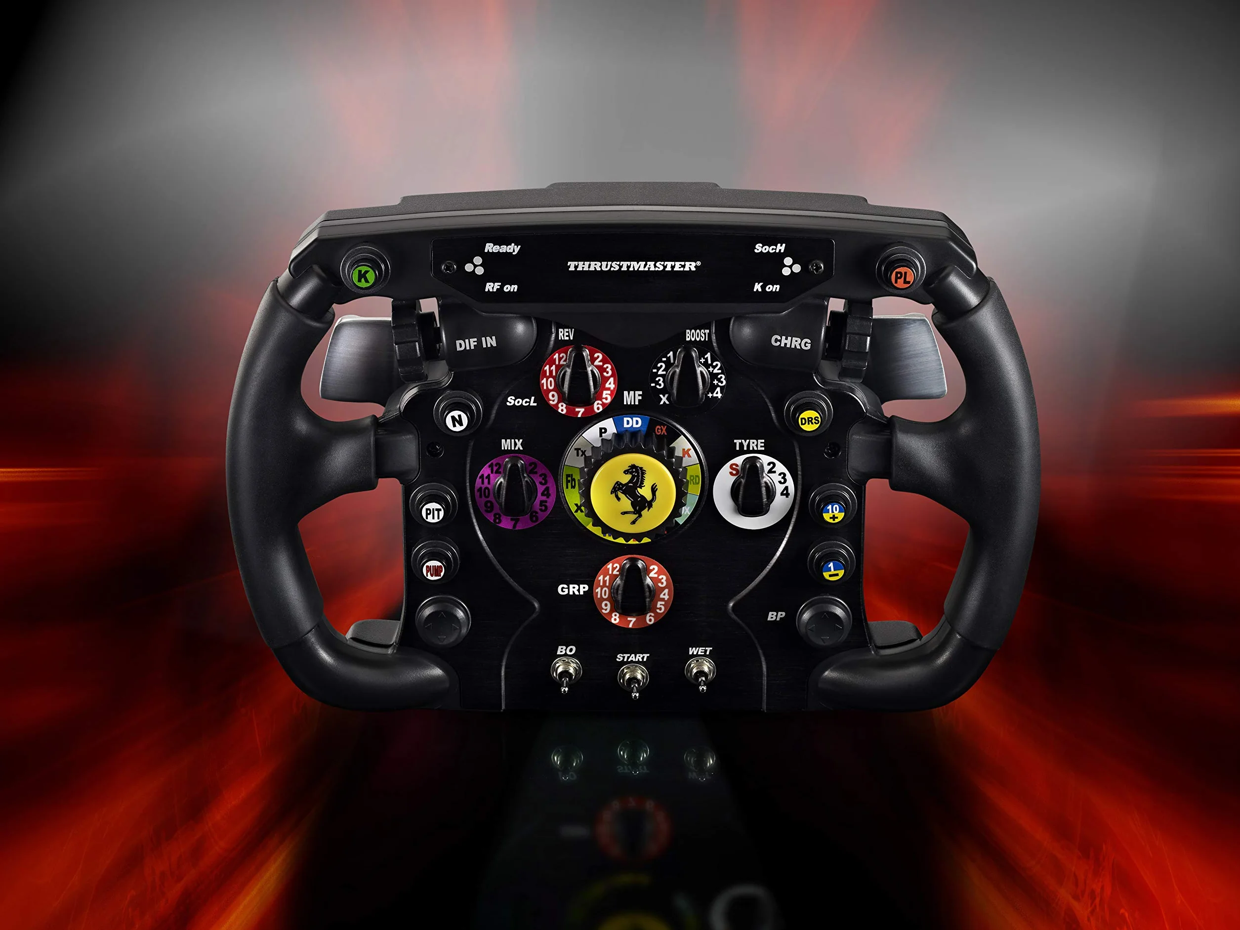Thrustmaster F1 Wheel Add-On – Precyzyjna kierownica wyścigowa z licencją Ferrari, kompatybilna z PlayStation, Xbox i PC