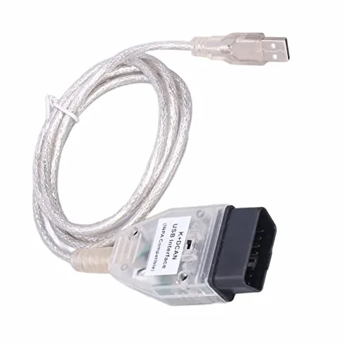 Ulepszony Kabel Narzędzi Diagnostyki Samochodu z Przełącznikiem dla E81 E82 E83 E87 E88 2004-2011 - K+DCAN OBD2 Kabel Interfejsu USB dla Serii 1 i 3 E90 E92 E93 E93