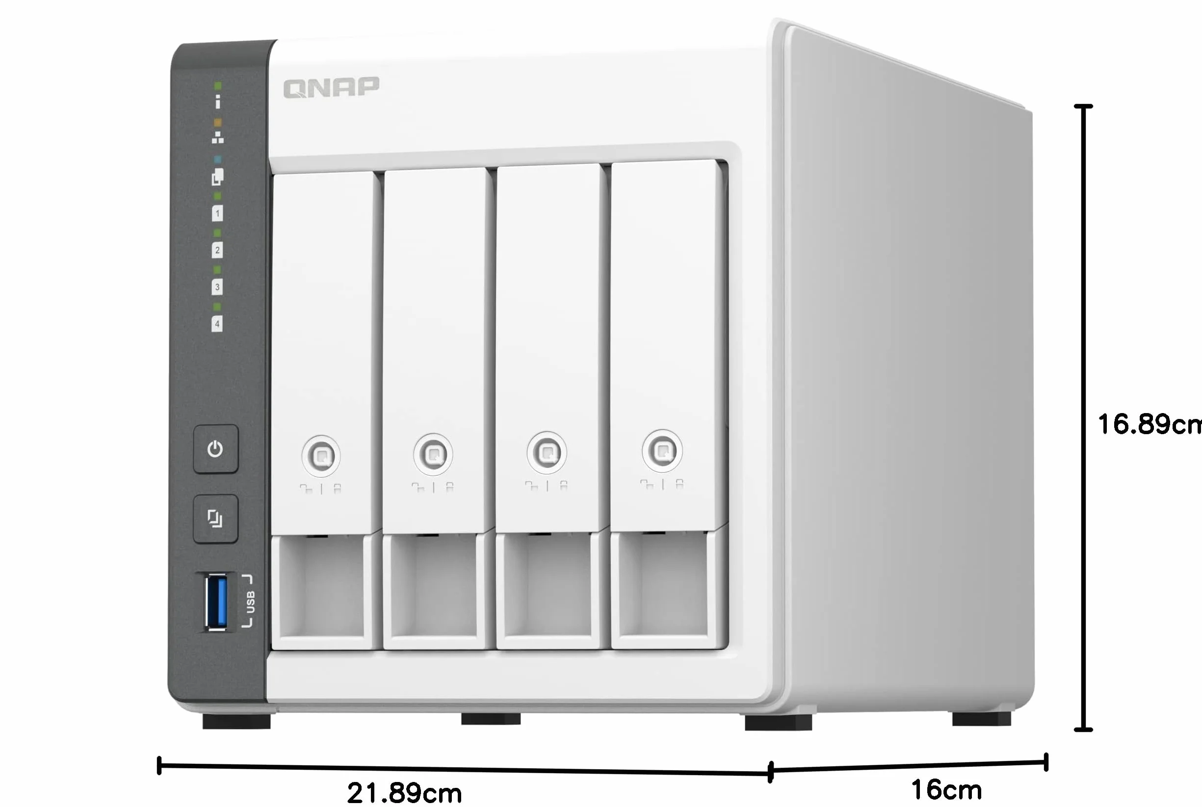 Serwer NAS QNAP TS-433-4G 4 kieszenie - SATA 6 Gb/s