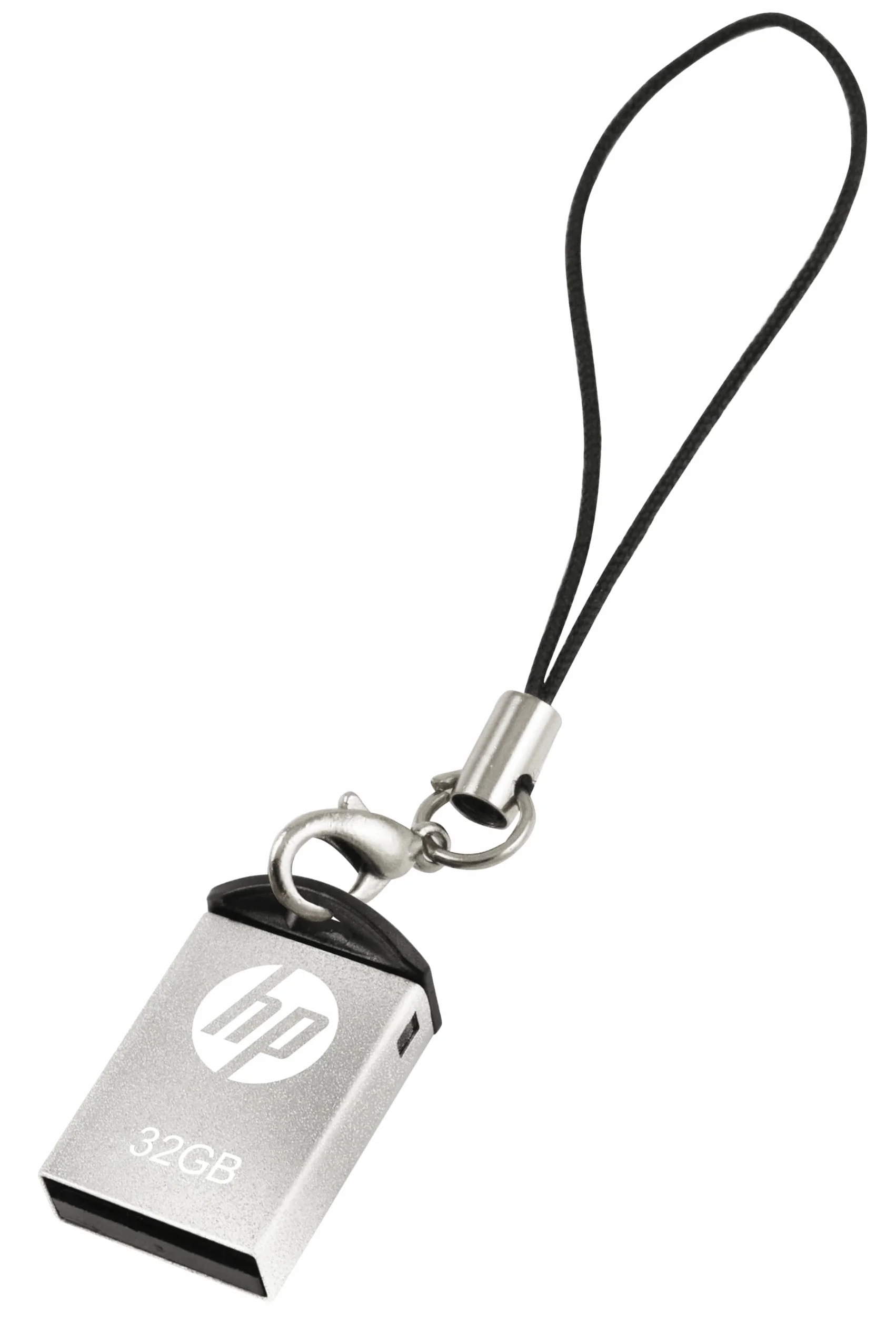 HP v222w USB 2.0 Flash Drive, Mini Sized Metal Design - 32GB