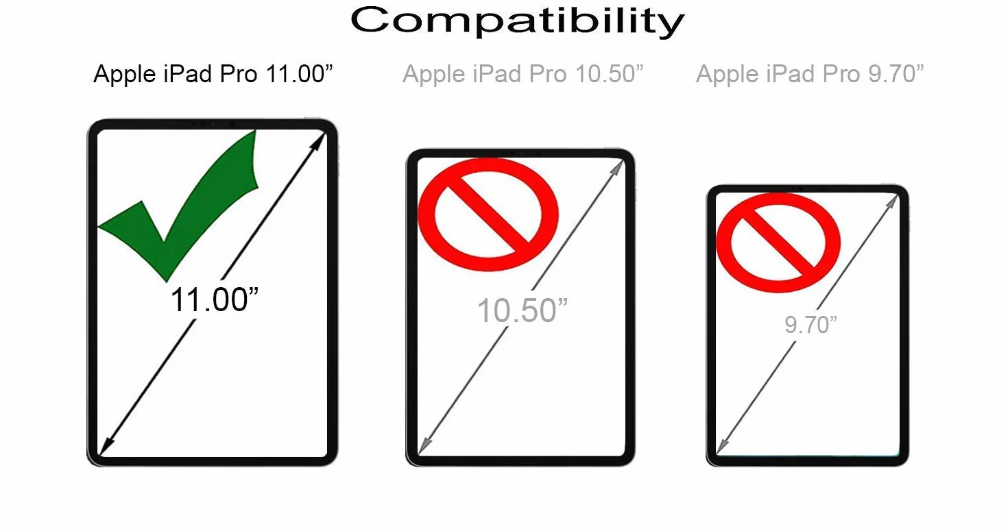 StilGut Uchwyt na rysik kompatybilny z iPad Pro 11" 2020, iPad Pro 11" 2018 i iPad Air 4, z prawdziwej skóry, koniak