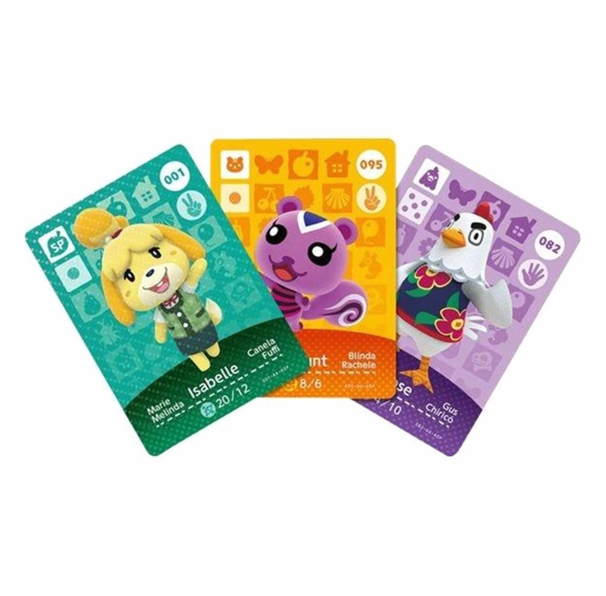 Amiibo Karten 3 Stk. Animal Crossing HHD