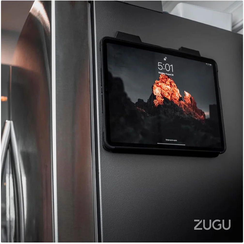 ZUGU CASE Do iPad Pro 11 Cale (M4 / M5) 2024/2025 Etui, Cienki Ochronny, Ładowanie Apple Pencil, Wygodne 8-Magnetycznie Kątom Stojak & Automatyczne Usypianie/Budzenie [Czarny]