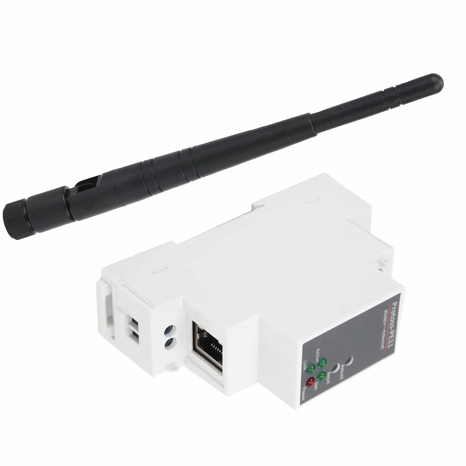 Serwer Szeregowy RS485 na Ethernet 10/100M Serwer Szeregowy RS485 na WIFI Router do Montażu na Szynie 100-240VAC PE11-H dla FreeRTOS
