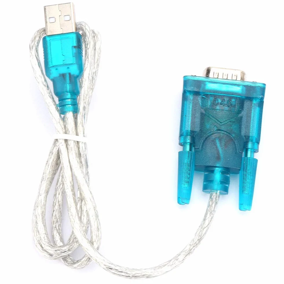 Adapter USB na RS232, 2 Sztuki Kabel Szeregowy 9-Pinowy Kompatybilny z Modemem i Urządzeniami dla Komputerów i Aparatów Cyfrowych