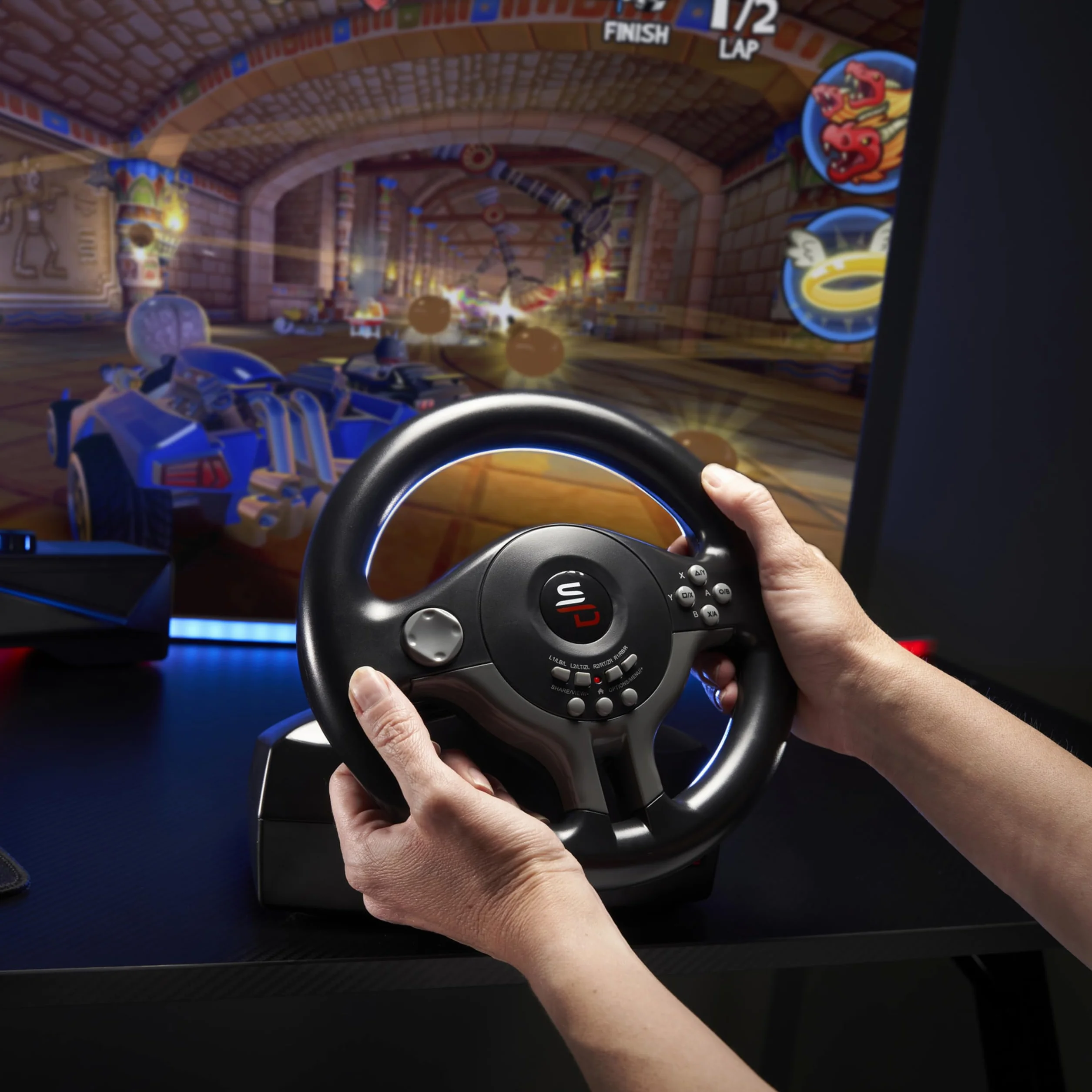 Subsonic Zestaw Volant + Pédalier Superdrive Driving Wheel SV200