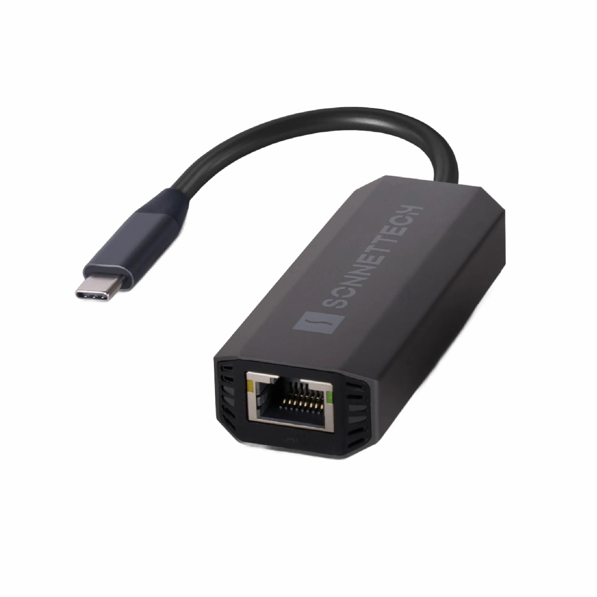 Sonnet Solo5G SFP+ adapter USB-C na 5 GB Ethernet | Kompaktowy, bez wentylatora, Plug and Play, kompatybilny z Mac, Windows, Linux, dla kreatywnych profesjonalistów i szybkich połączeń sieciowych