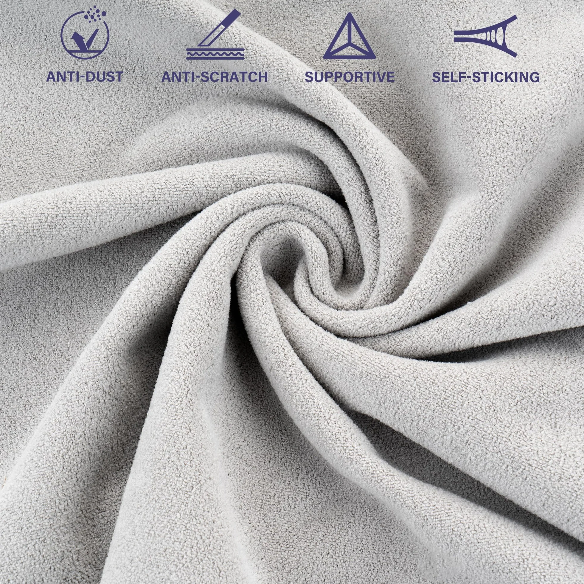 Walking Way Magic Protective Wrap zestaw samoprzylepnych etui, odporny na zarysowania, pyłoszczelny, nadający się do prania, ściereczka do obiektywów aparatów, produktów elektronicznych i