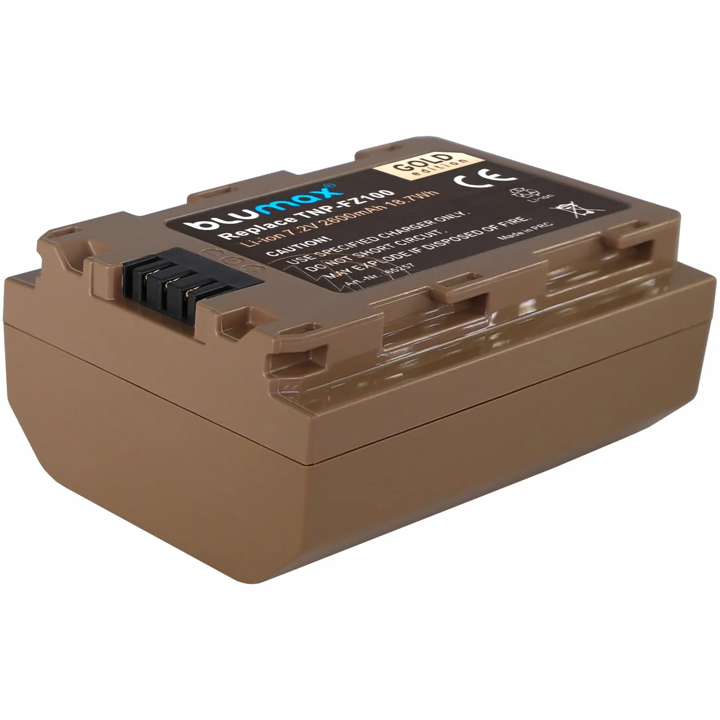 Blumax Bateria zamienna do Sony NP-FZ100 |- 2600 mAh -| z gniazdem ładowania USB typu C do Sony Alpha 9 III / A9 III 7C 7R4 / FX30 / A7 IV / A1-6600 ZV-E1
