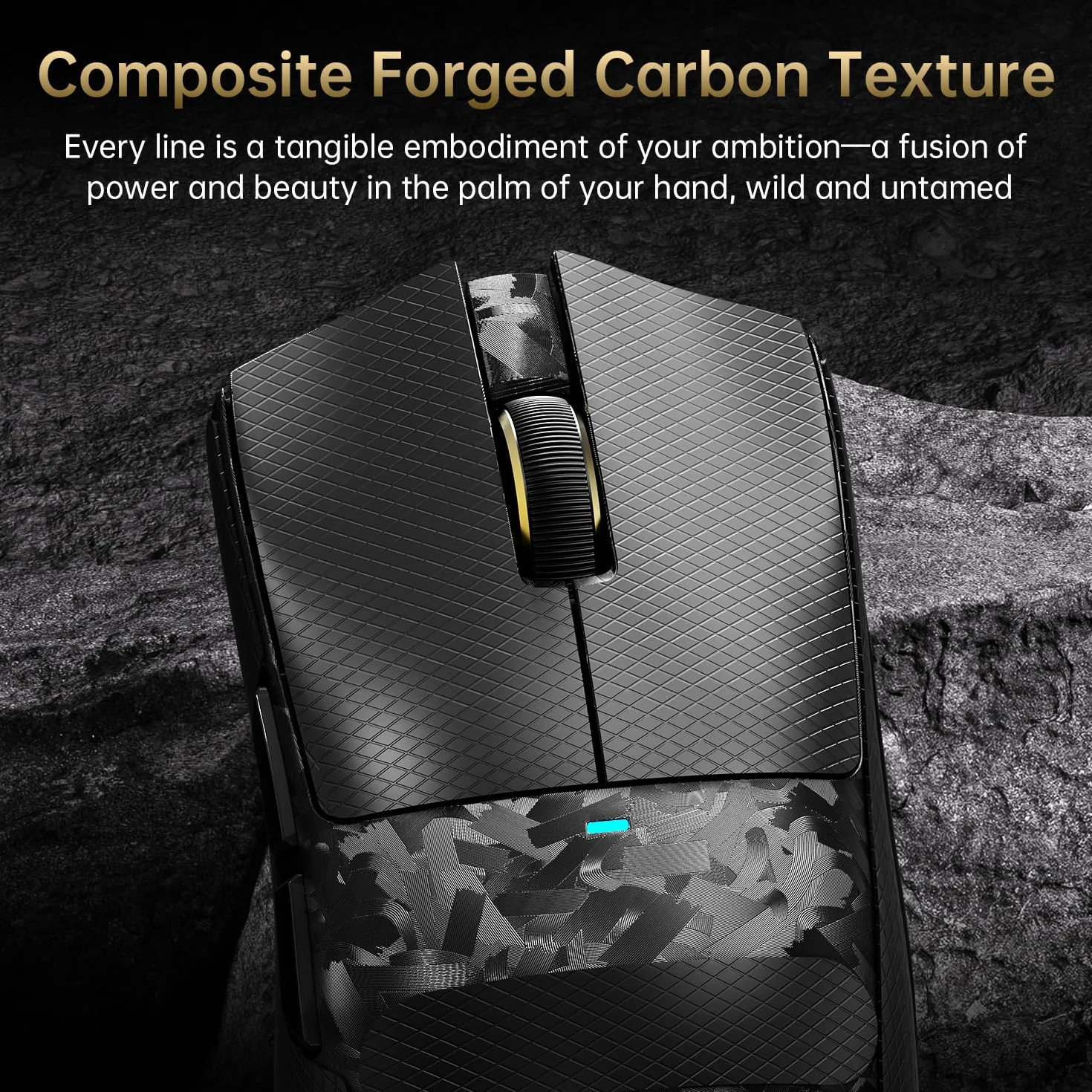 ATTACK SHARK X11 ULTRA Wireless Gaming Mouse, Ultra-Light 63g, 42K DPI, 8K Polling, Nordic Chip, Carbon Fiber, for Esports & Pro Gamers