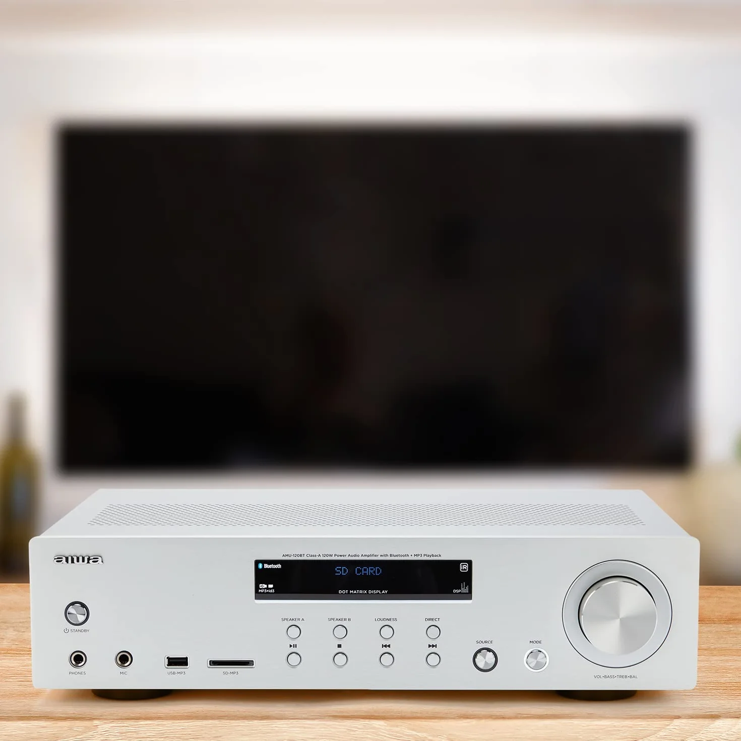 AIWA Amplituner z Bluetooth USB SD-MP3 Player
