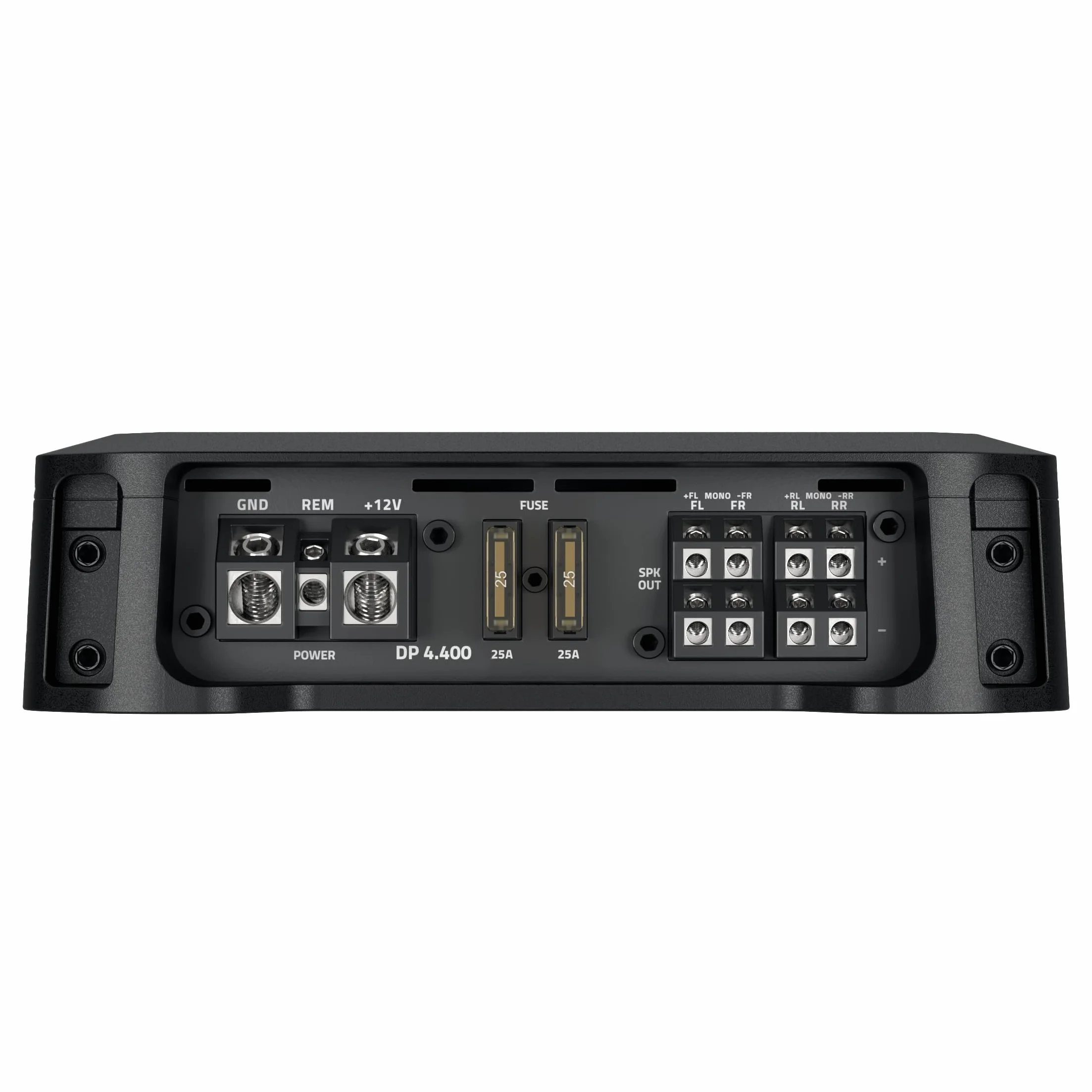 Hertz DP 4.400 – wzmacniacz 4-kanałowy, 4×125 W przy 2 Ω, wysoka stabilność termiczna