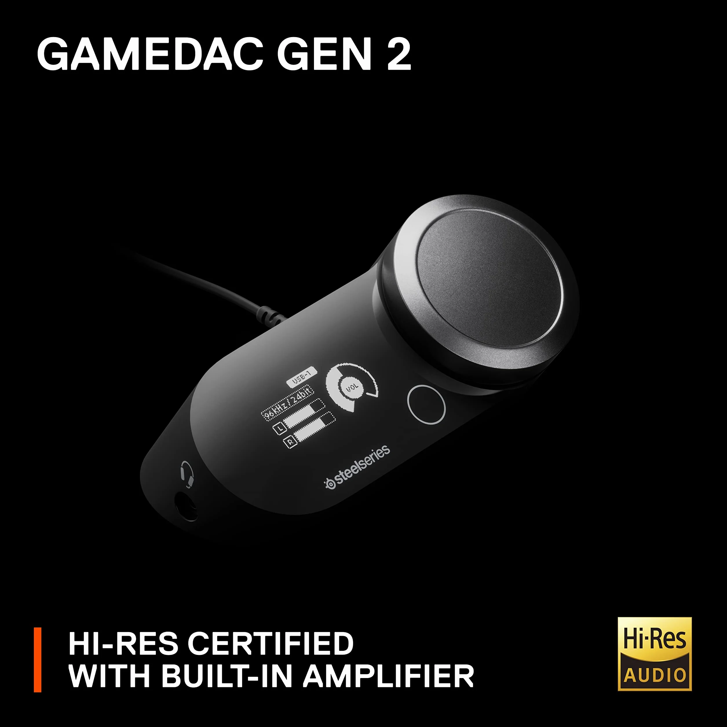SteelSeries Arctis Nova Pro wielosystemowy zestaw słuchawkowy do gier, GameDAC Gen 2, ESS Sabre Quad-DAC, dźwięk przestrzenny 360°