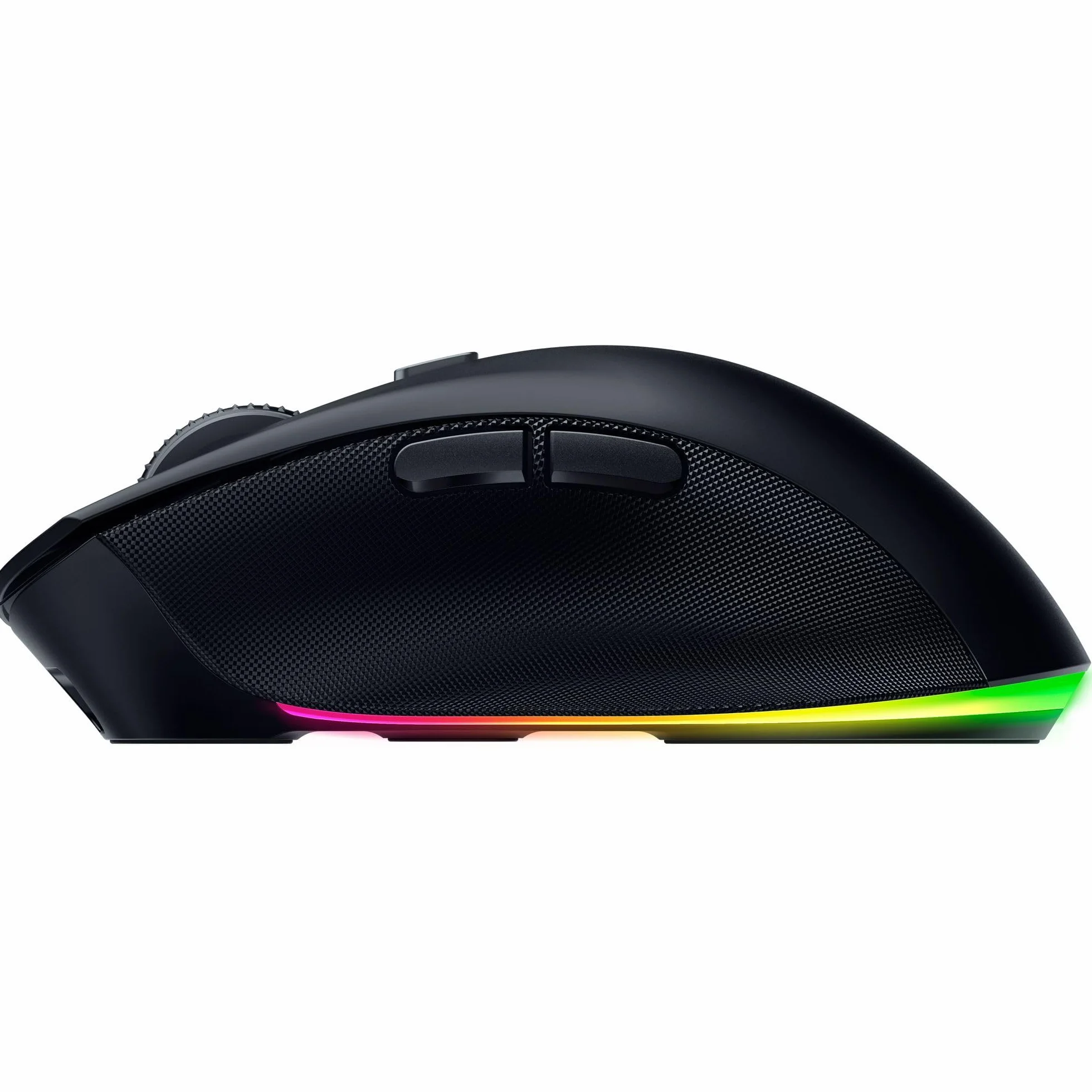 Razer Pro Click V2 - bezprzewodowa ergonomiczna mysz - AI Prompt Assist - czujnik optyczny 30K - 3,5 miesiąca pracy na baterii (14 stref Chroma RGB, przechylane kółko HyperScroll) Czarny