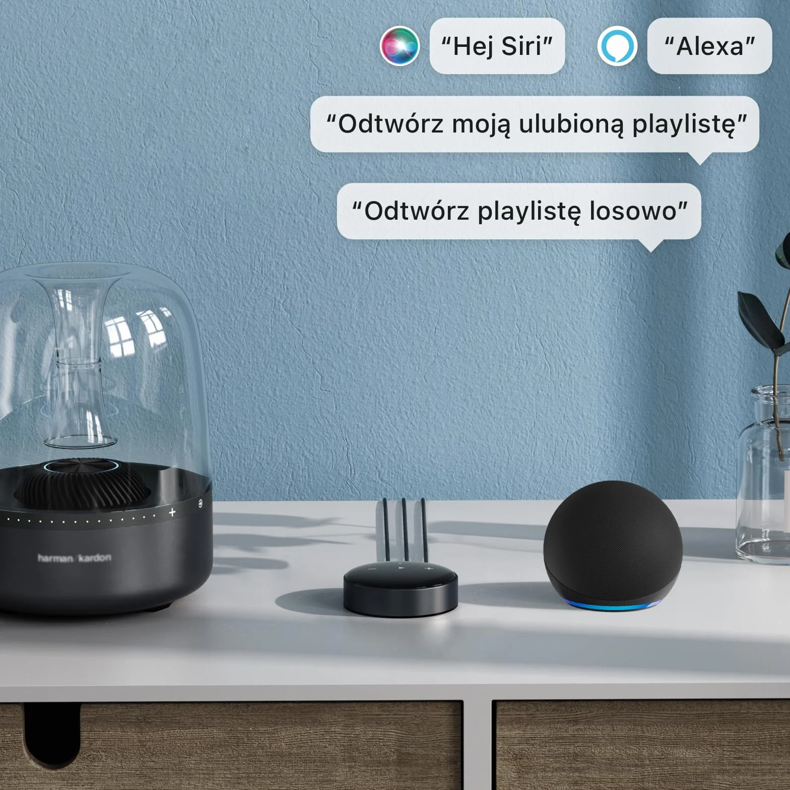 WiiM Mini – odtwarzacz audio AirPlay 2, stereo multiroom, przedwzmacniacz, działa z Alexa i Siri, strumieniuje hi-res z Amazon Music, Tidal i innych