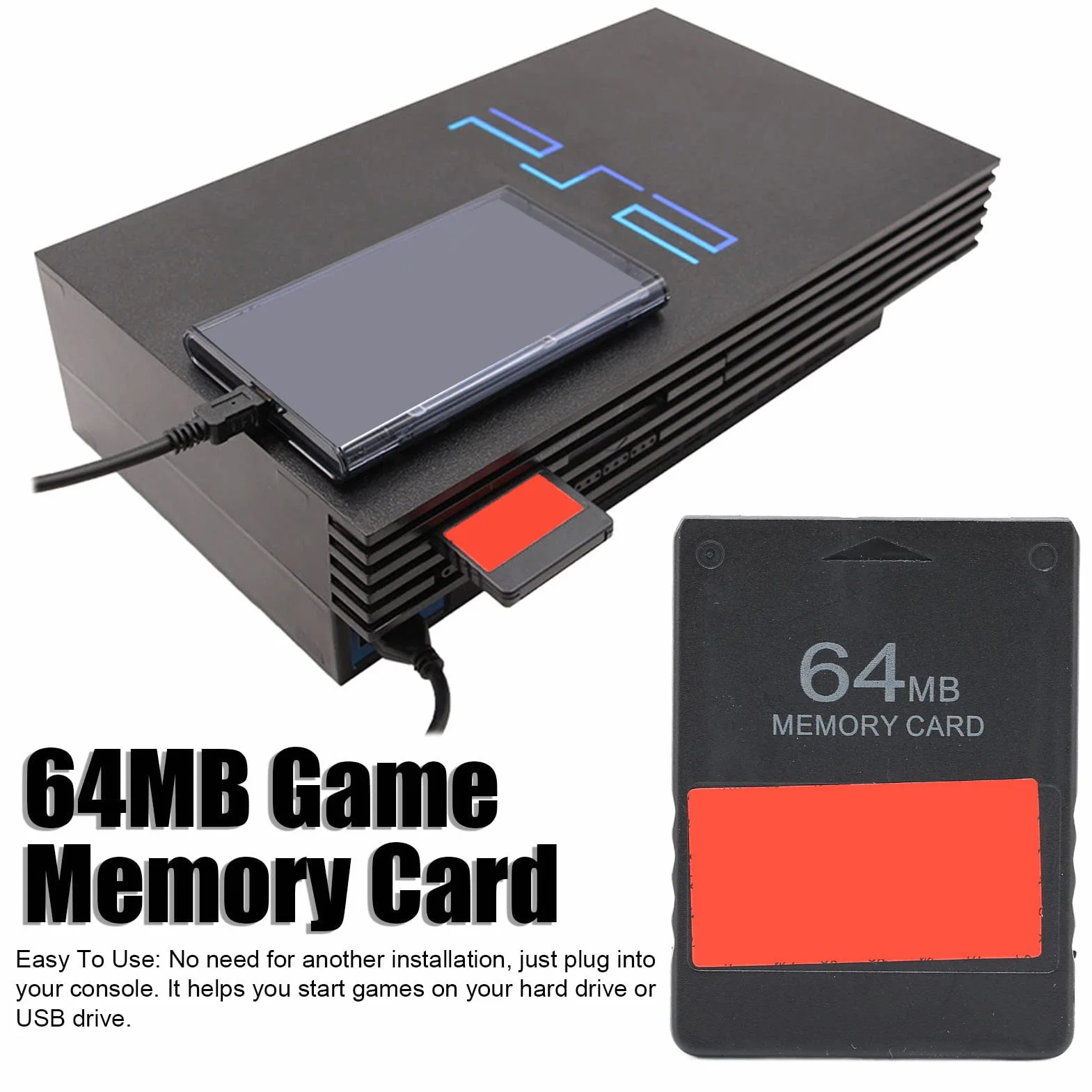 Karta Pamięci do Gier, Karta Pamięci 64 MB FMCB V1.966 Karta Pamięci do Gier USB dla/dla FMCB Hosta Modelu