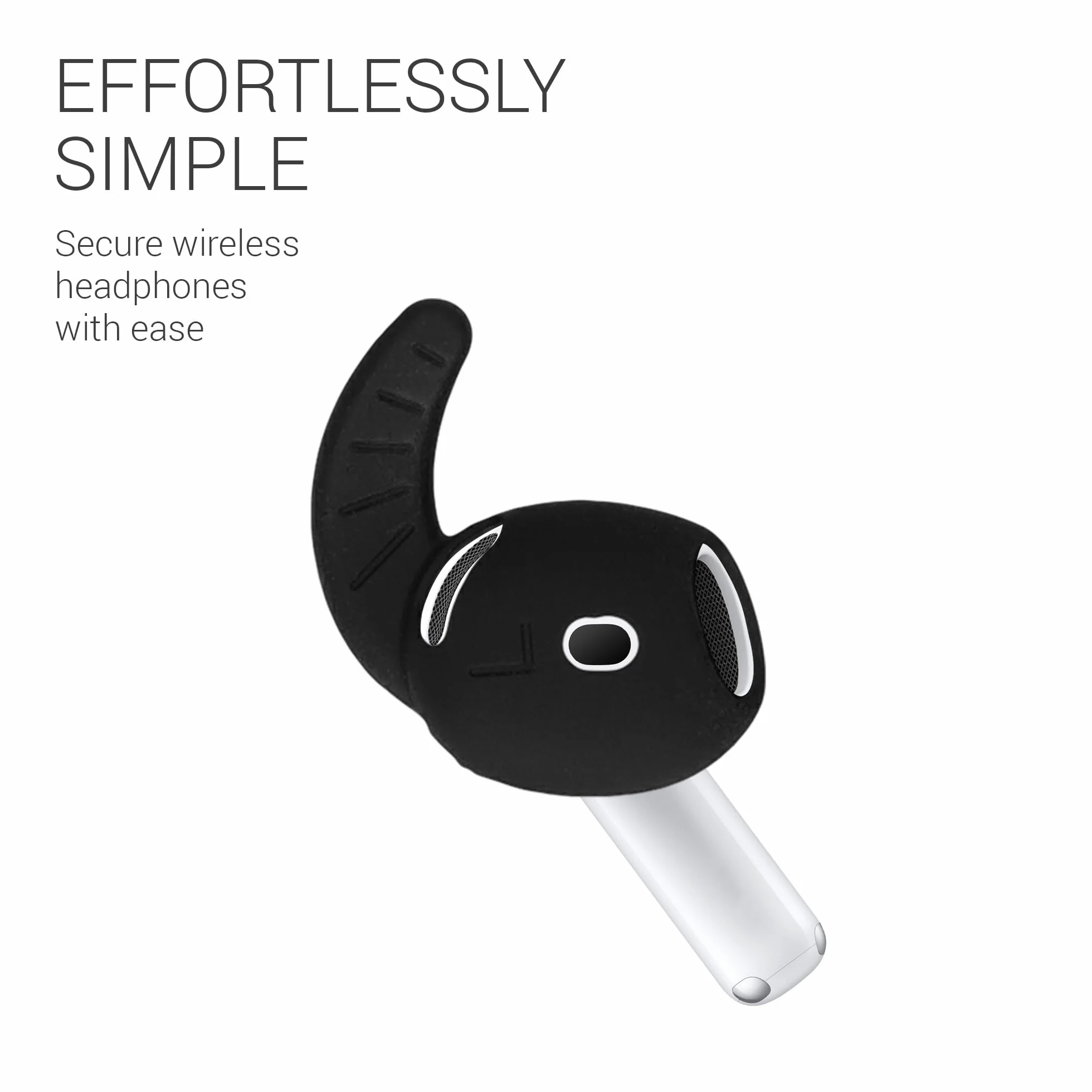kwmobile Haczyki na słuchawki - zestaw 5 x haczyk zapobiegający upadkowi kompatybilny z Apple Airpods 4 - uchwyt na słuchawki
