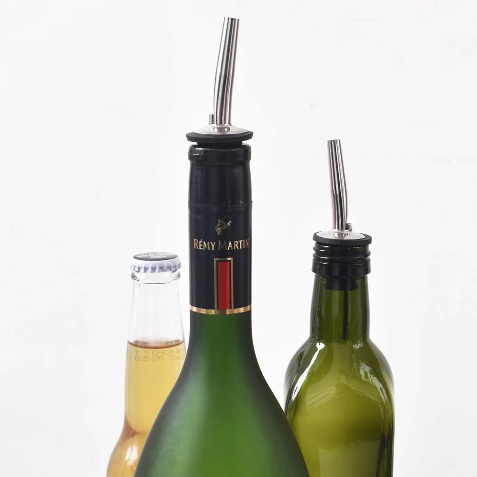 Nalewacze ze stali nierdzewnej 12 sztuk stożkowa wylewka do alkoholu octu syropu