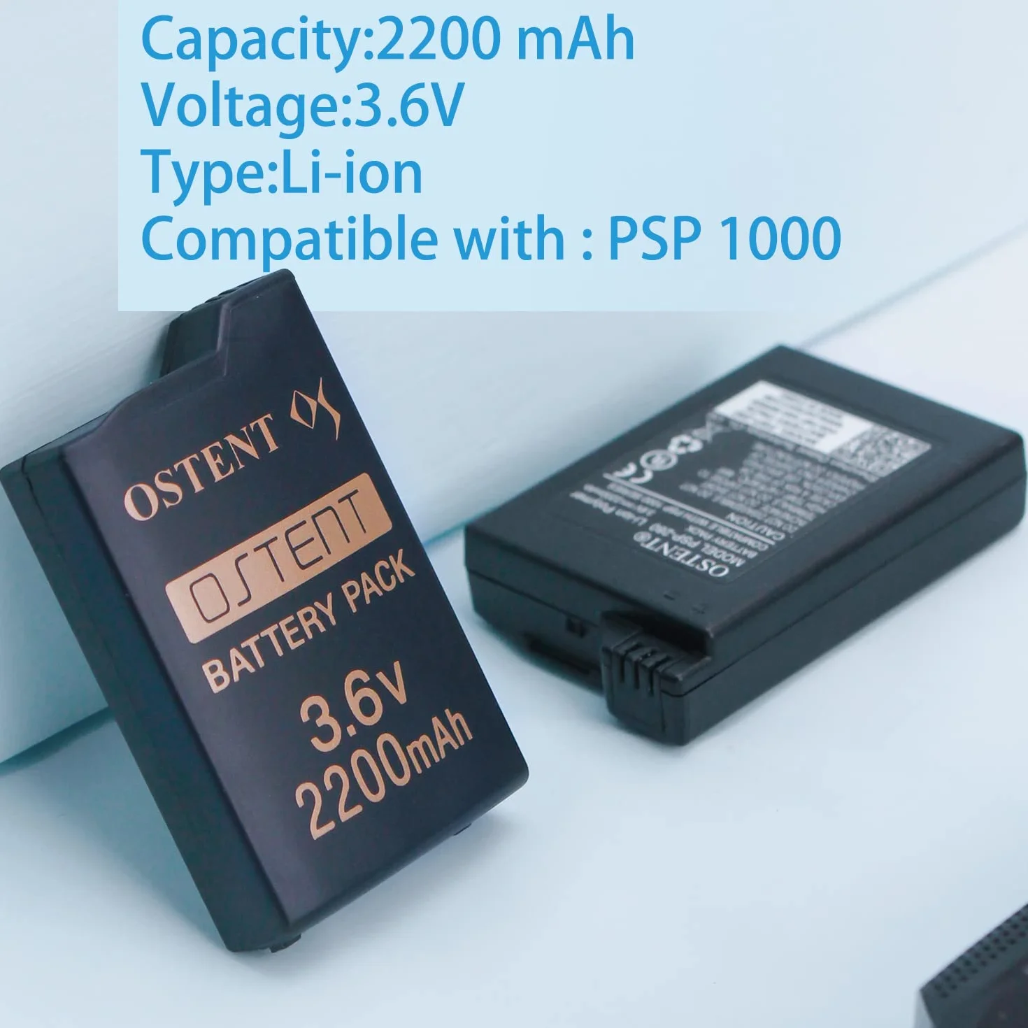 OSTENT 2200mAh 3,6V Li-ion akumulator zamienny dla Sony PSP 1000 PSP-280